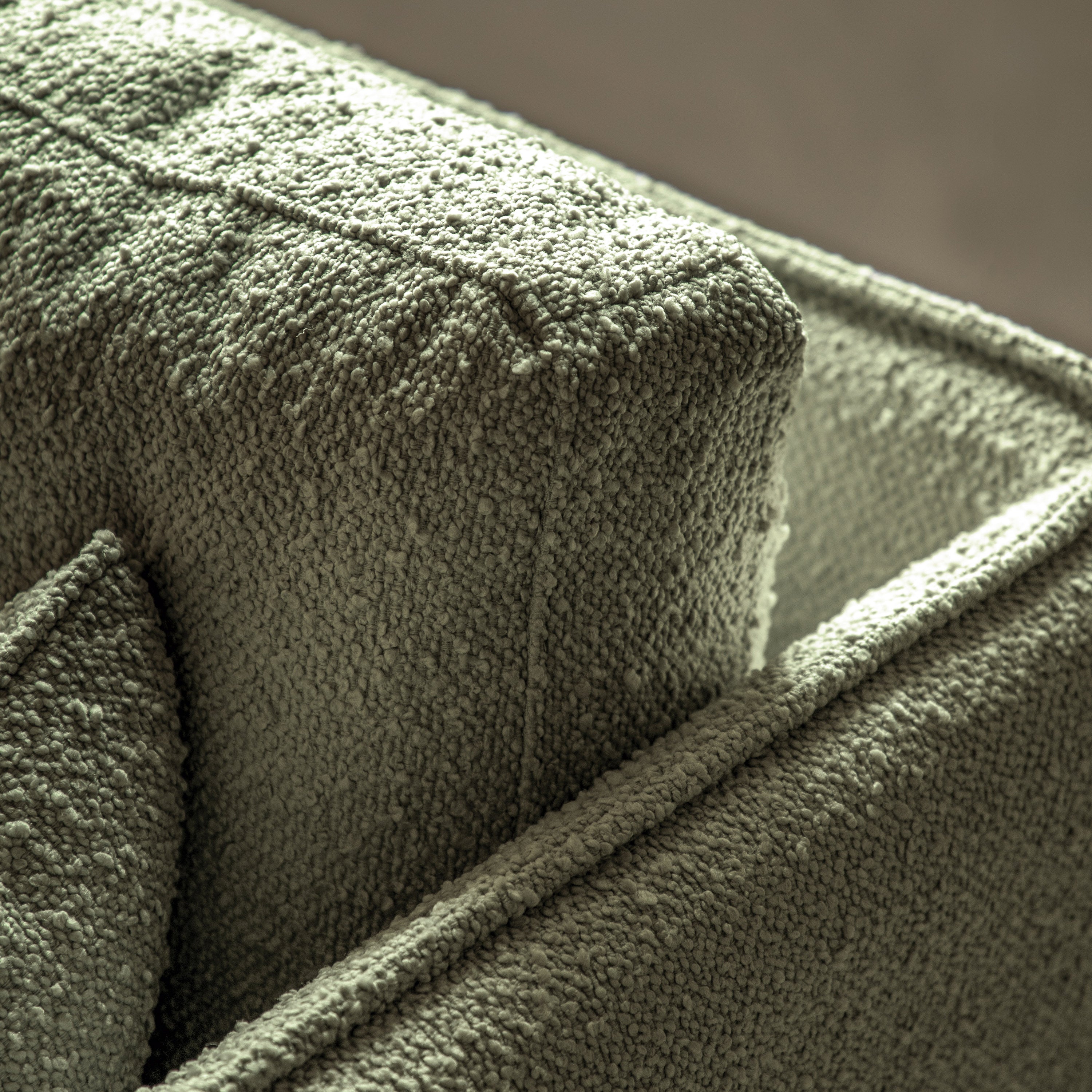 Mumford Verdant Green Bouclé Sofa | 3 Seater