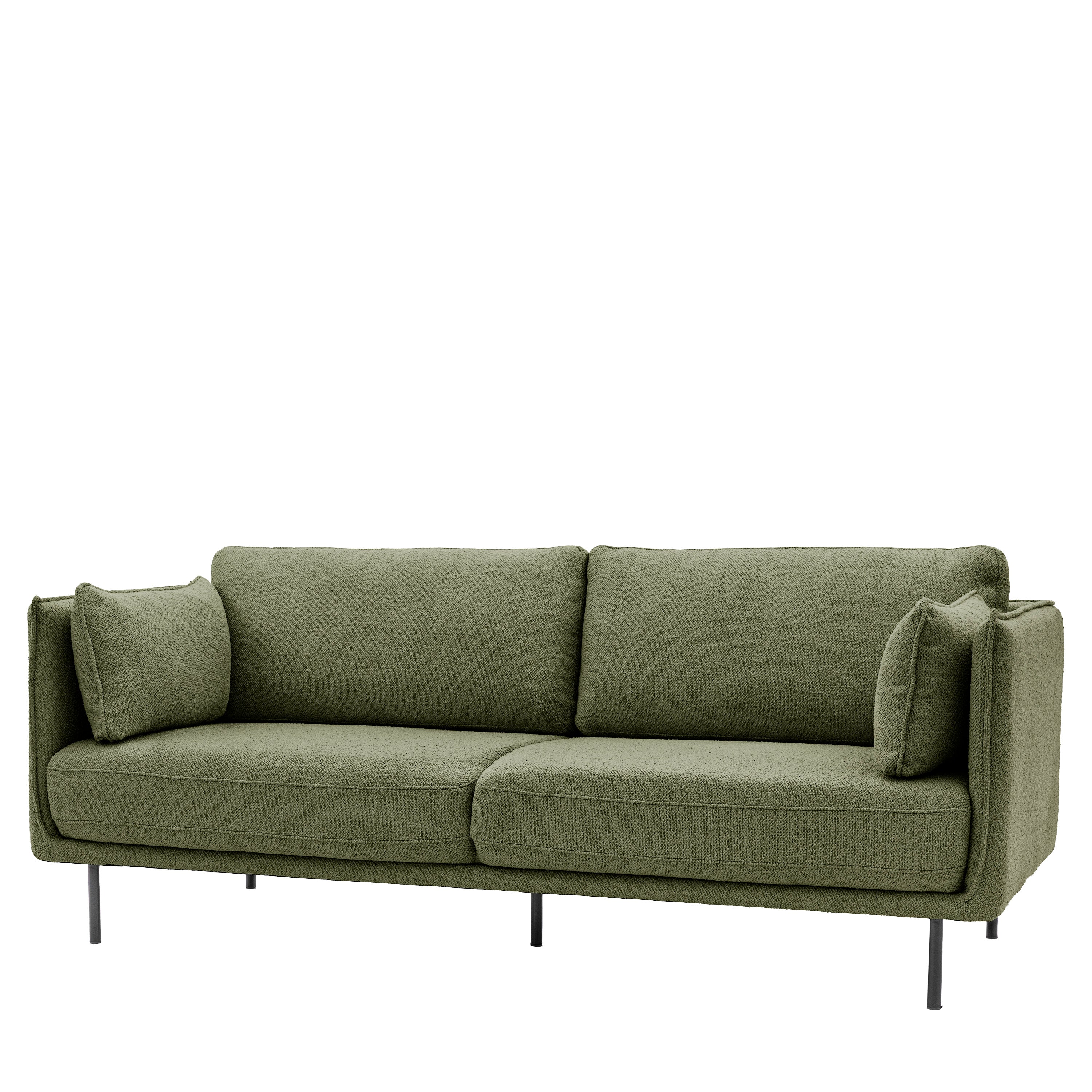Mumford Verdant Green Bouclé Sofa | 3 Seater