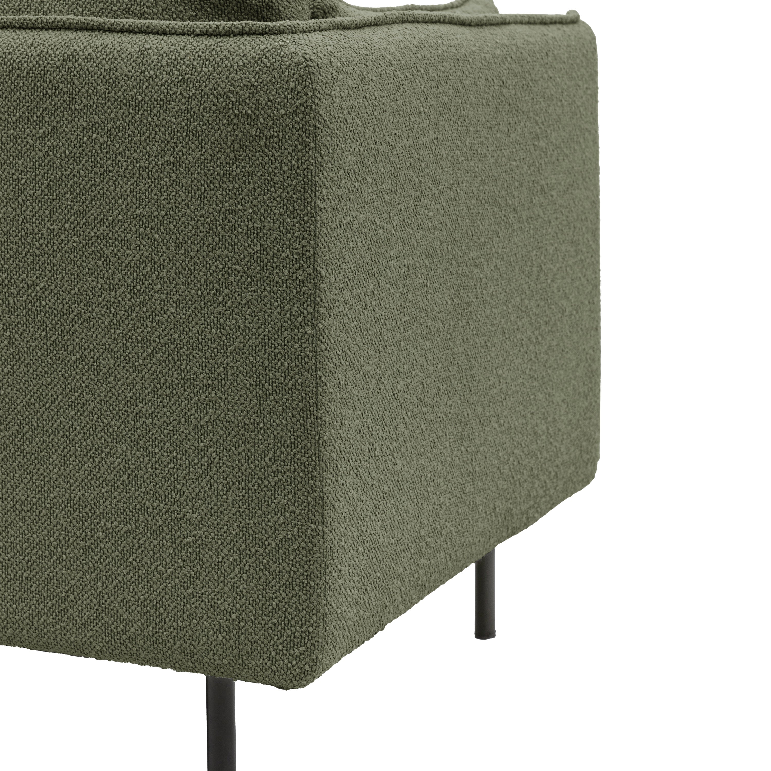 Mumford Verdant Green Bouclé Sofa | 3 Seater