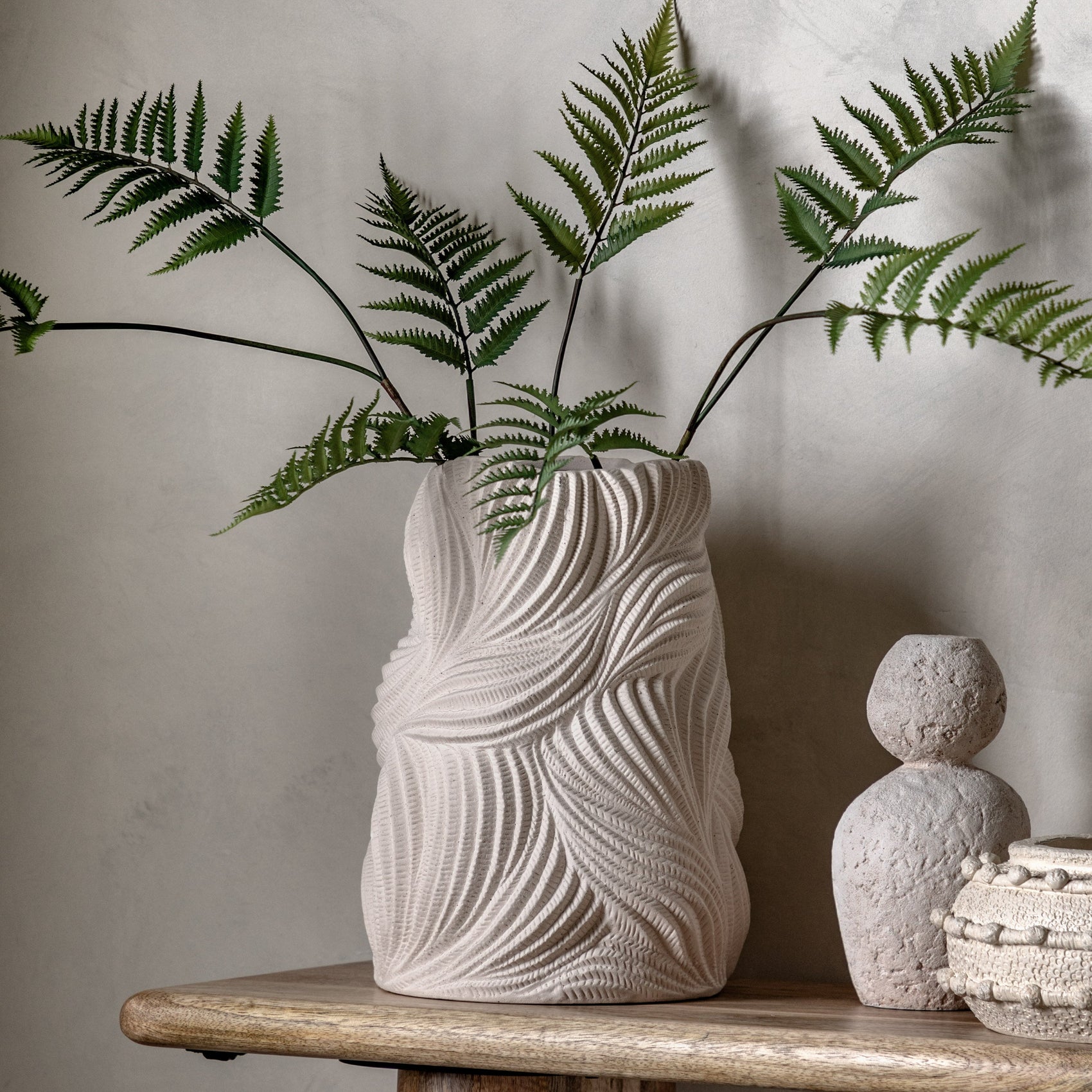 Vito Natural Ceramic Vase | Large