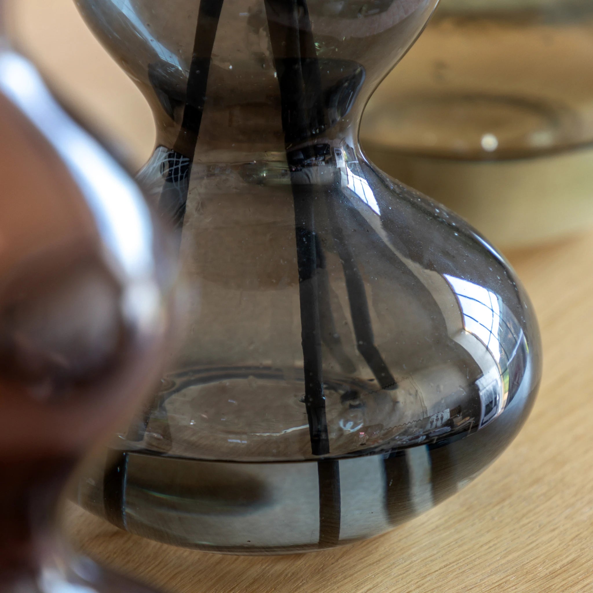 Cressida Smoke Grey Glass Black Tea & Bergamot 500ml Diffuser