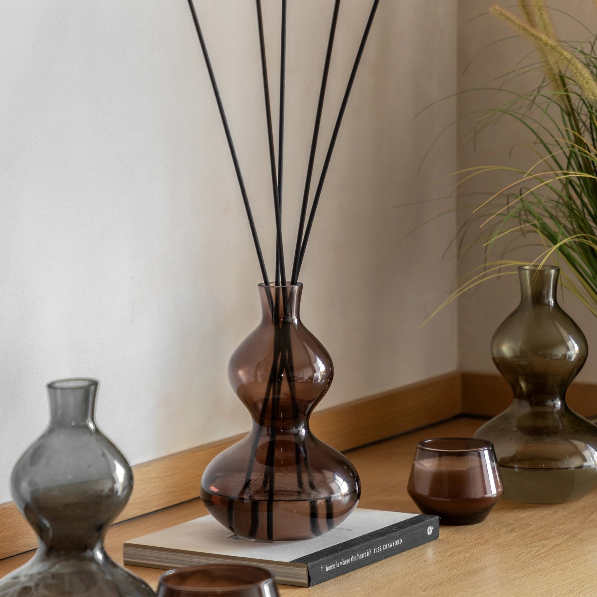 Cressida Brown Glass Rose Oud 500ml Diffuser