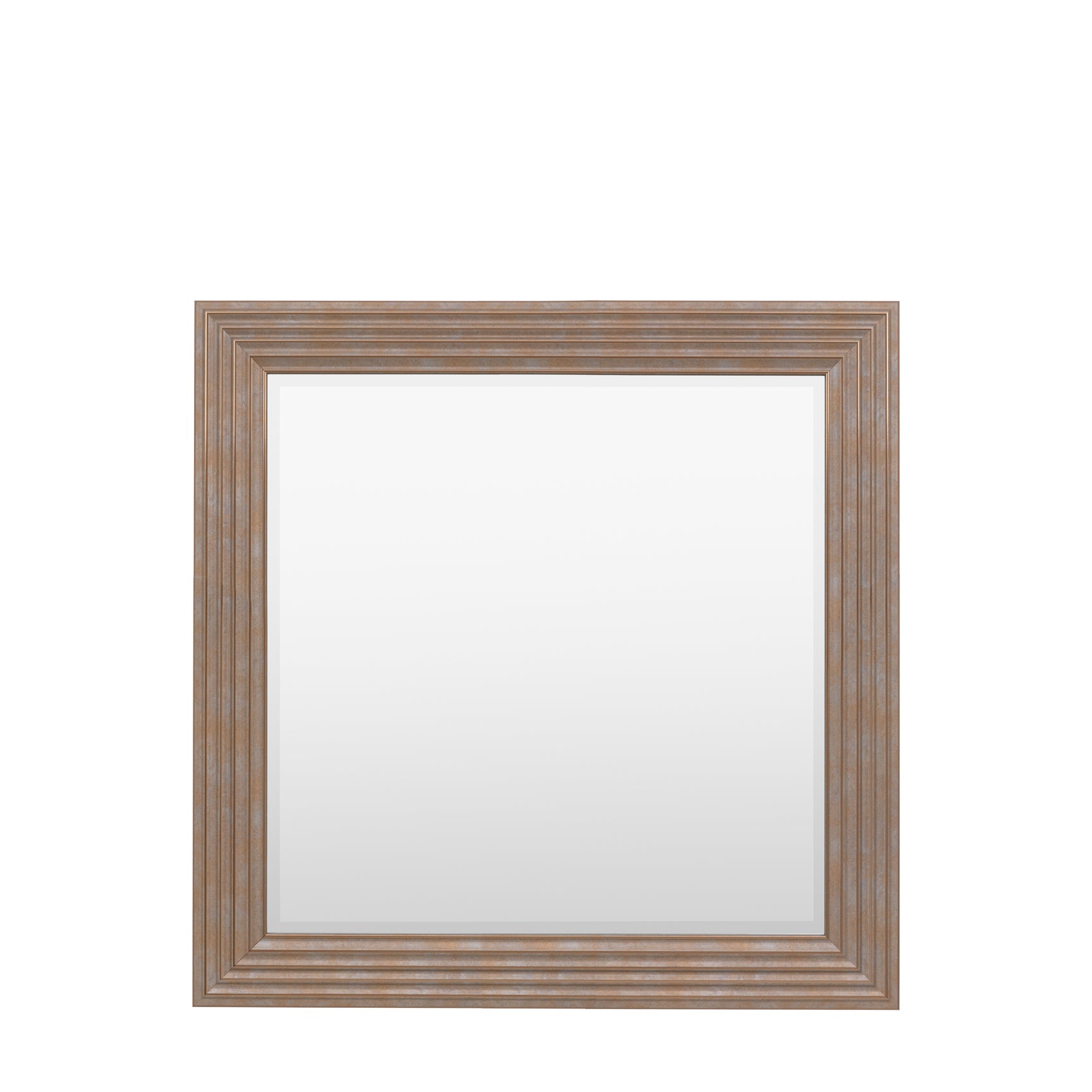 Santiago Rustic Gold Square Wall Mirror