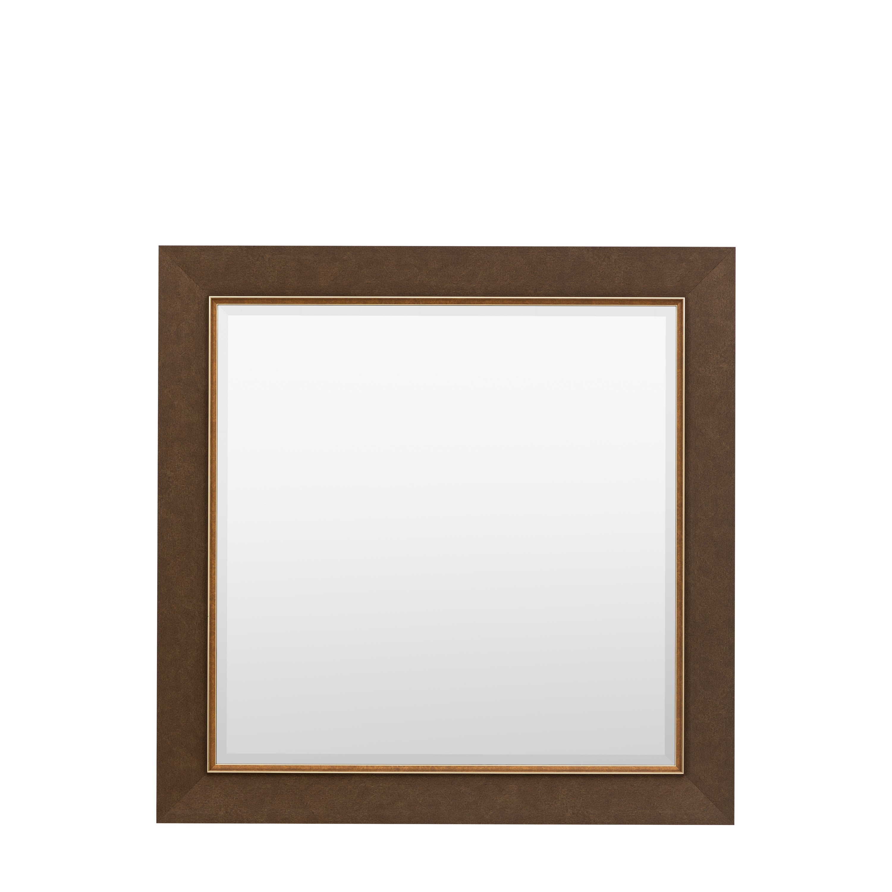 Chelsea Rustic Bronze Square Wall Mirror
