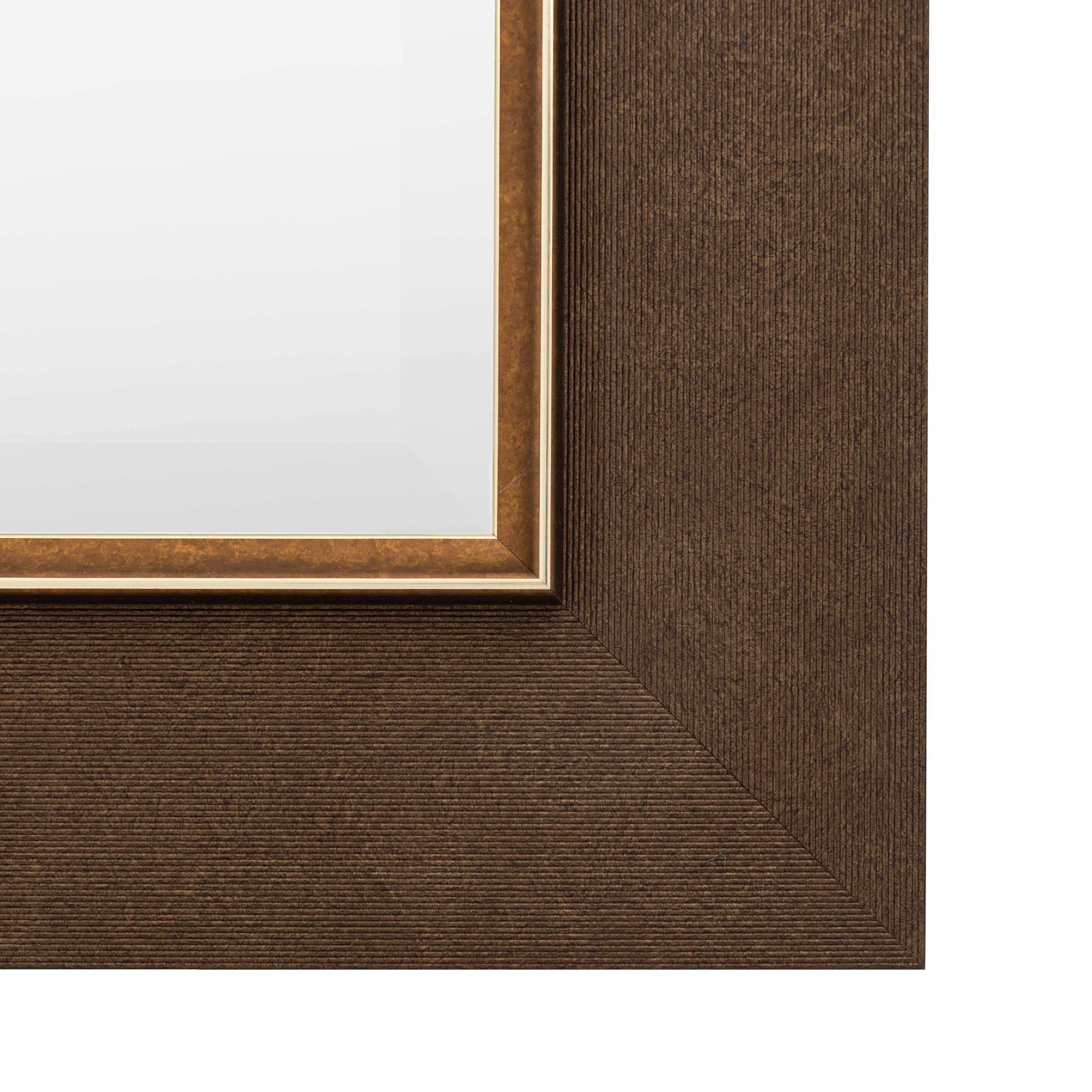 Chelsea Rustic Bronze Square Wall Mirror