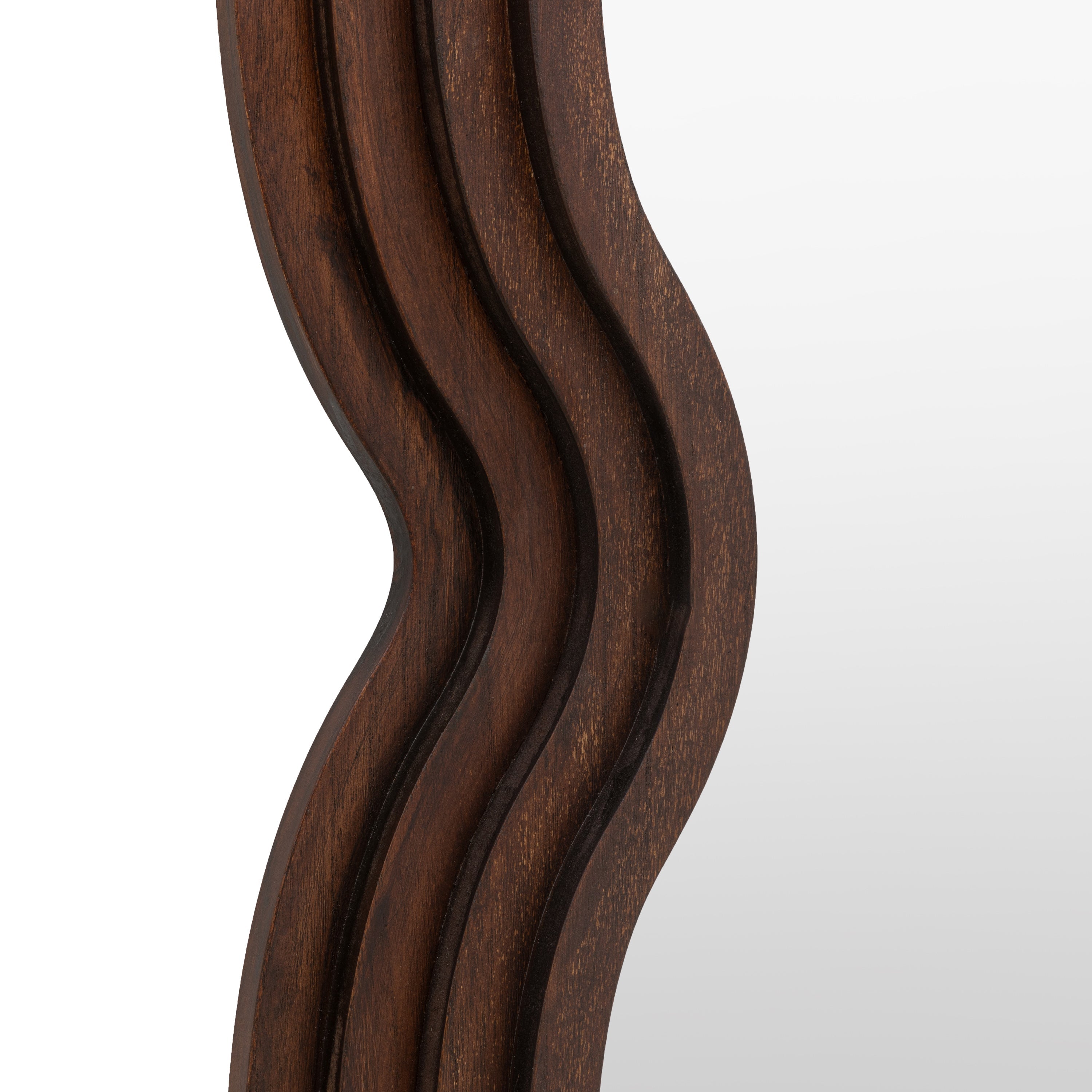 Nebo Wavy Warm Brown Full Length Leaner Mirror