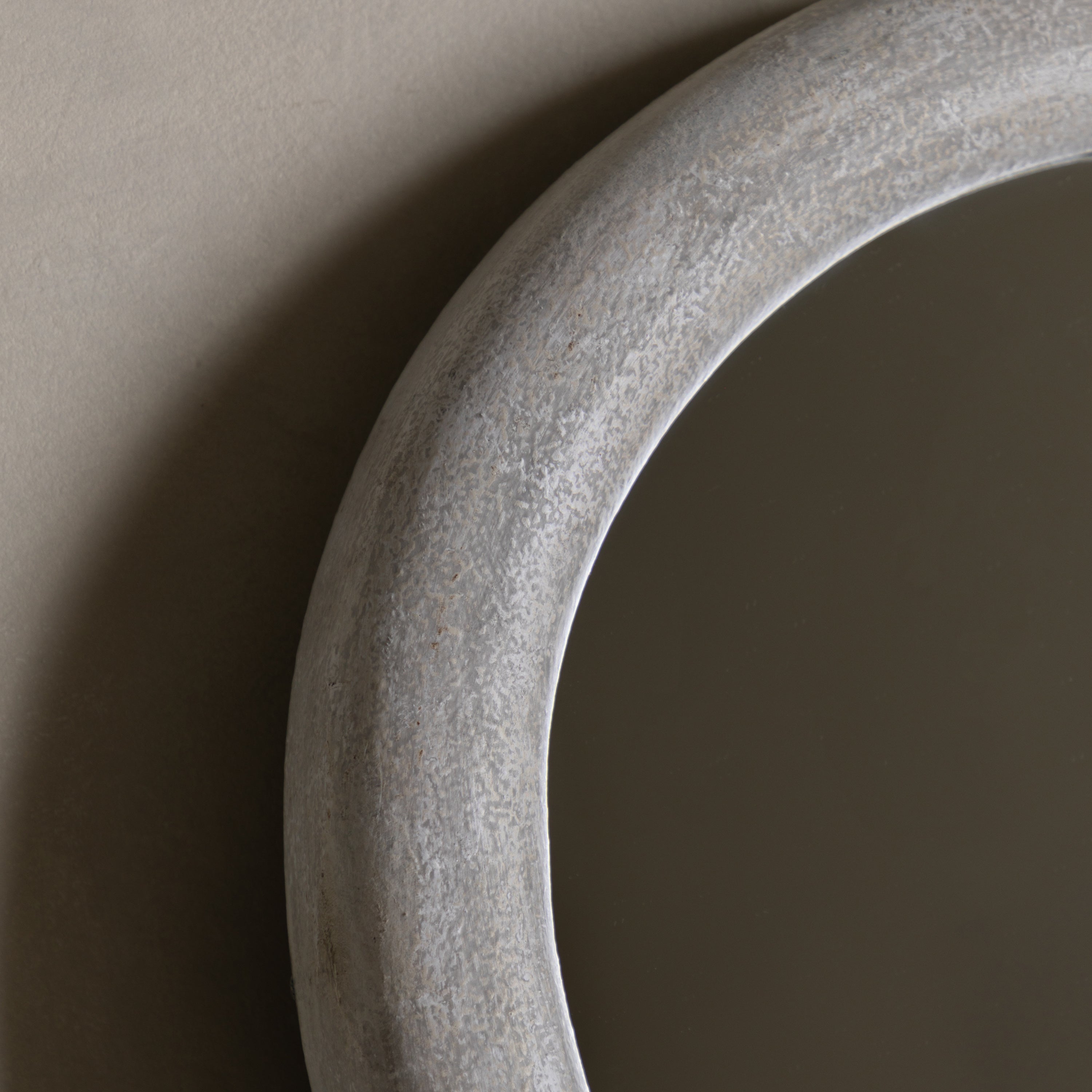 Amalfi White Wavy Full Length Leaner Mirror