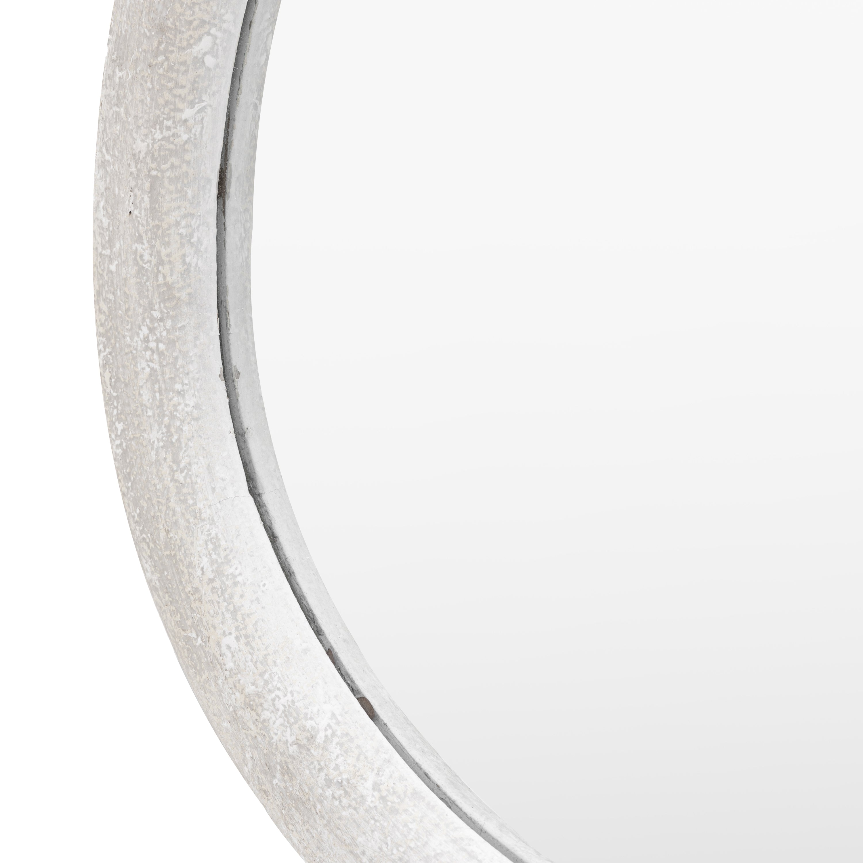 Amalfi White Wavy Full Length Leaner Mirror