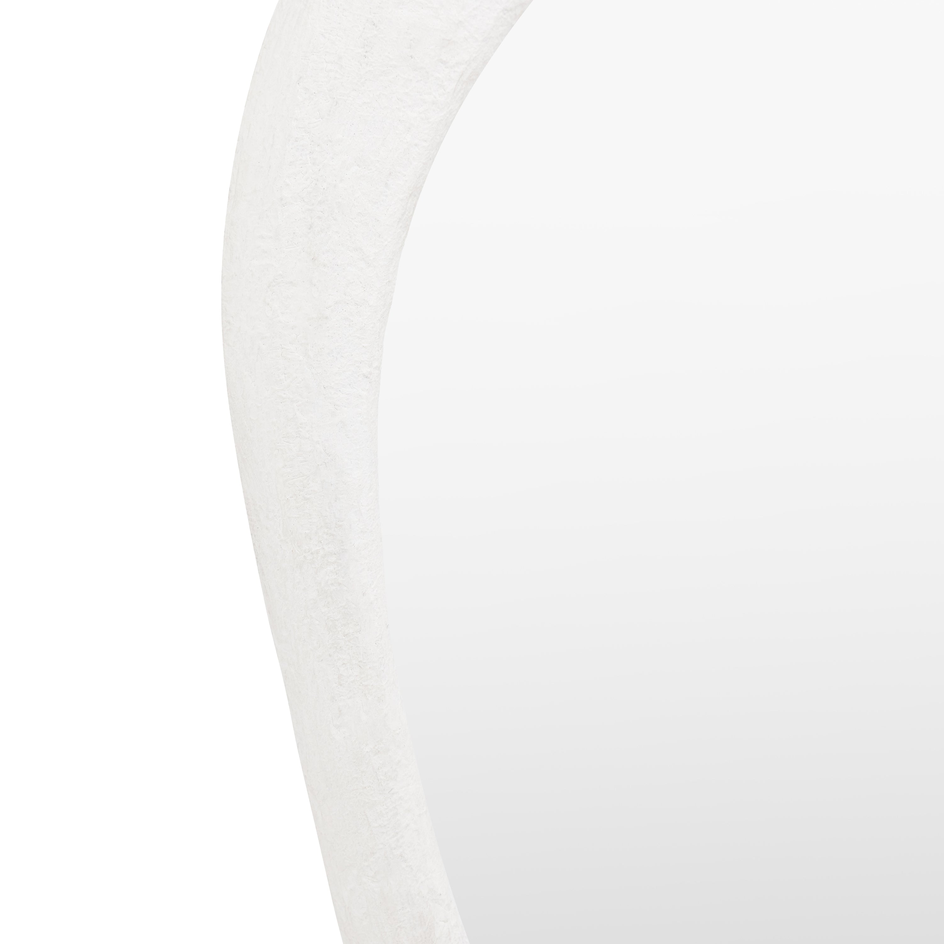 Amalfi White Pebble Wall Mirror 2