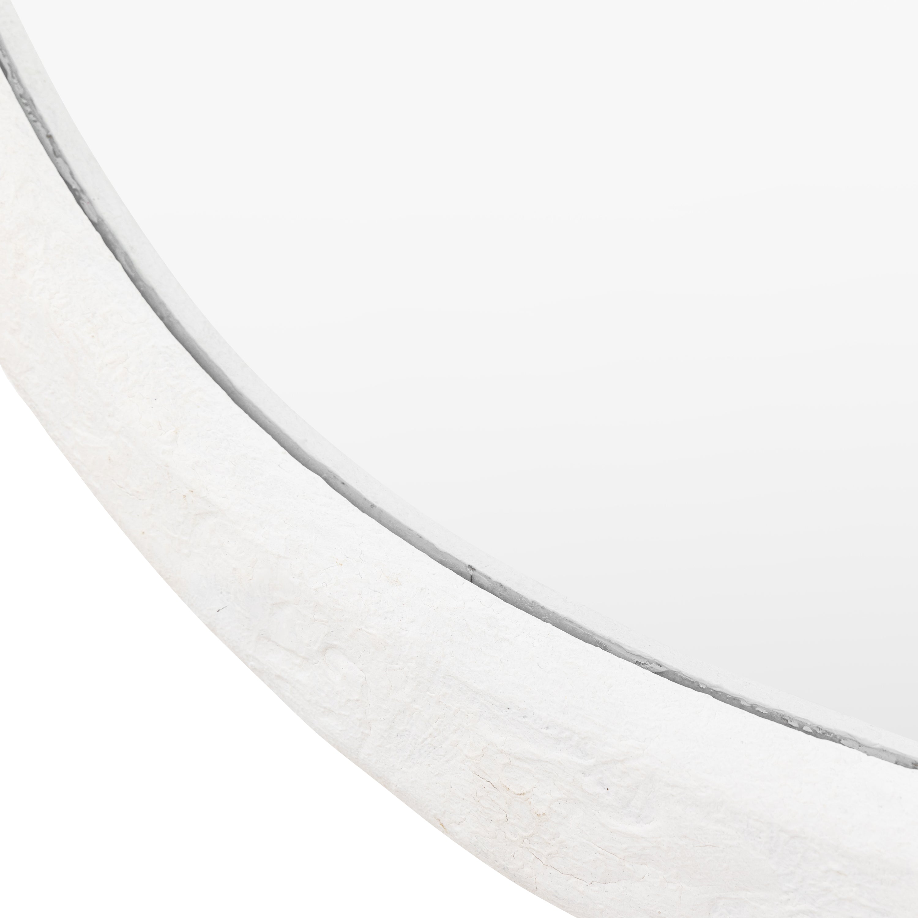Amalfi White Pebble Wall Mirror 2
