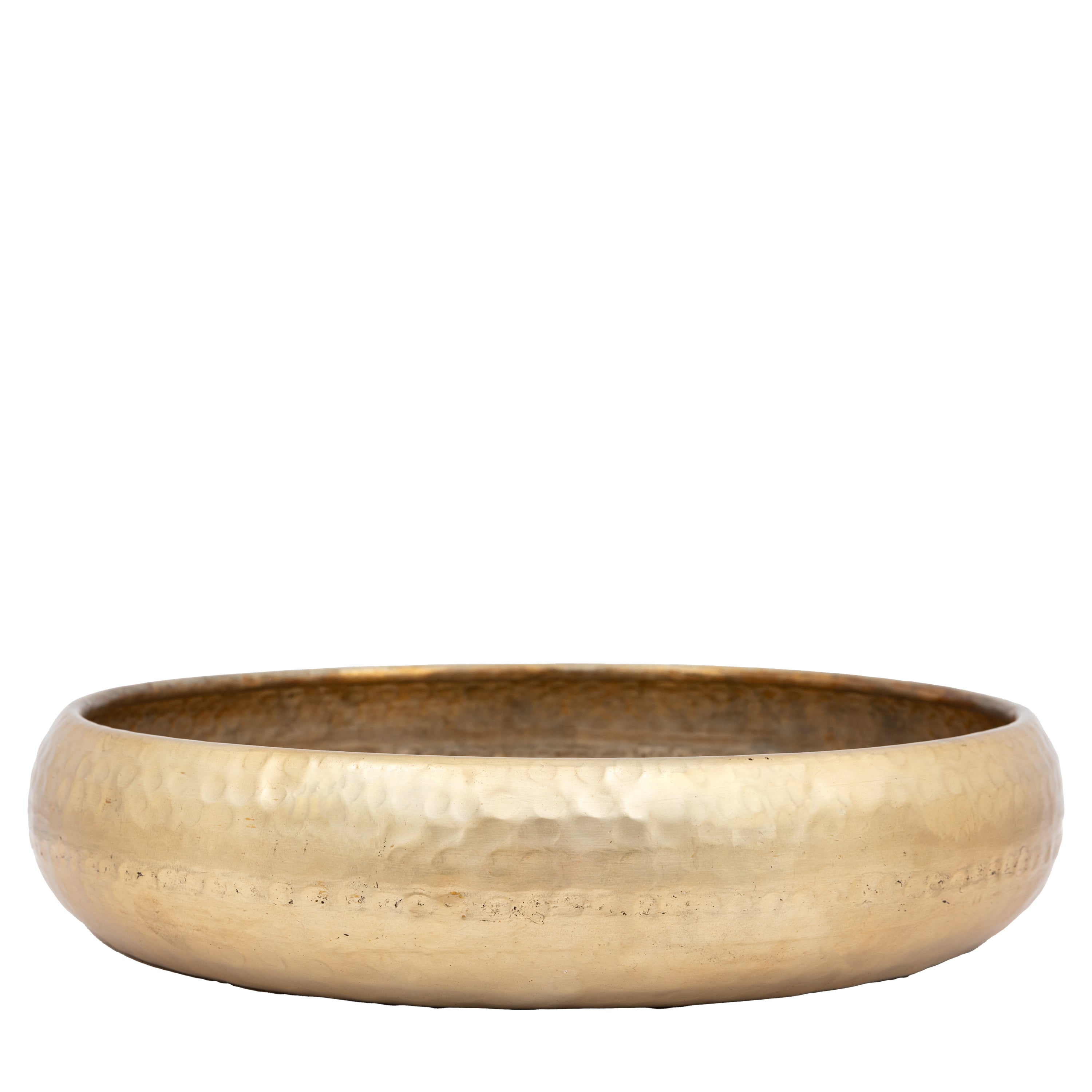 Cedar Hammered Gold Bowl | Large