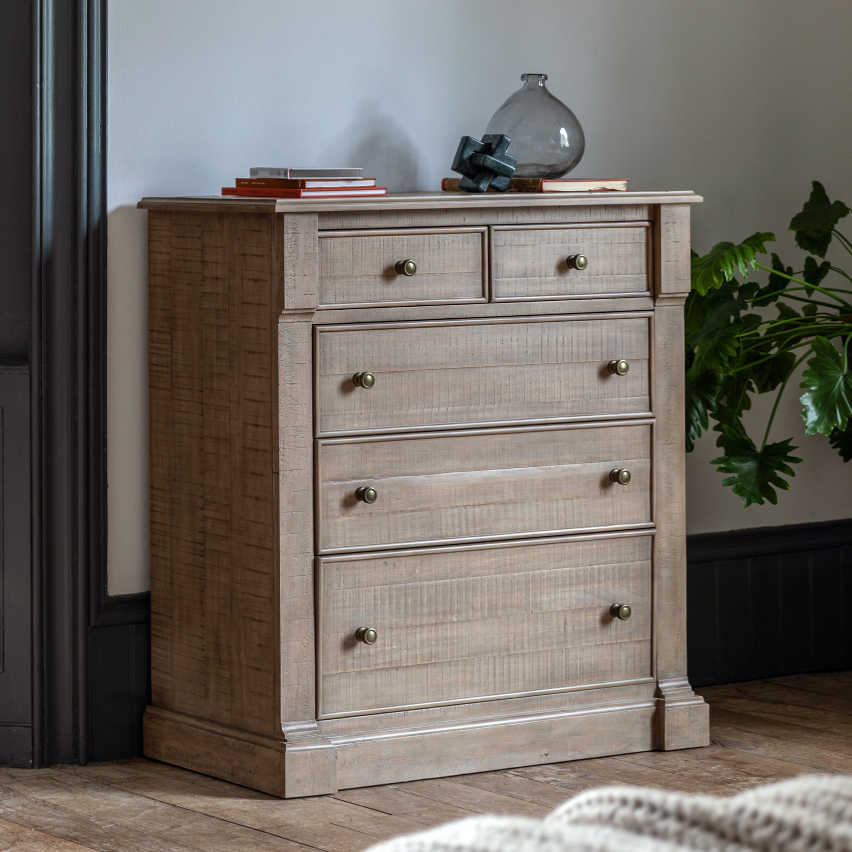Vancouver Solid Wood Chest of Drawers | 5 Drawers
