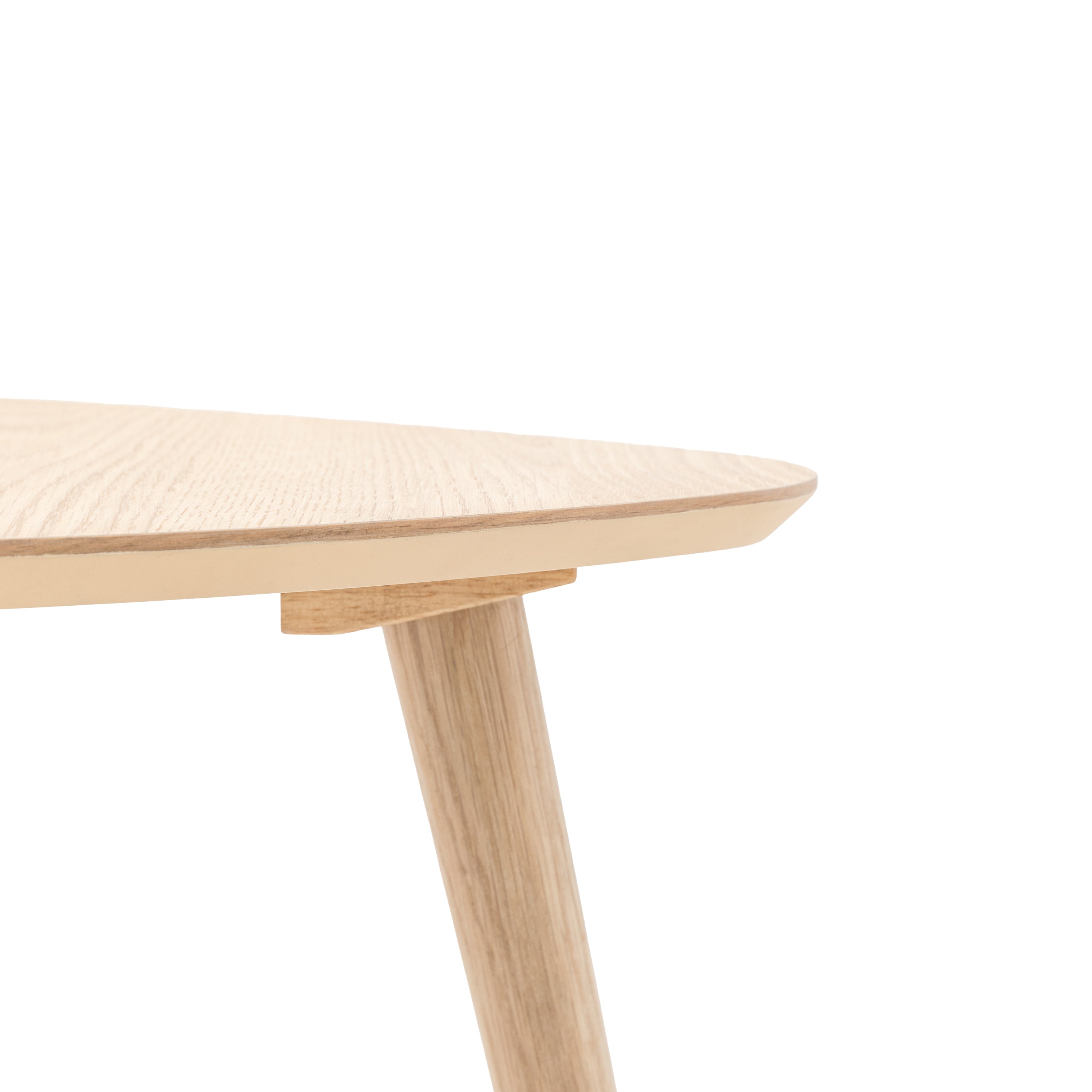 Hatfield Natural Oak Wood Side Table