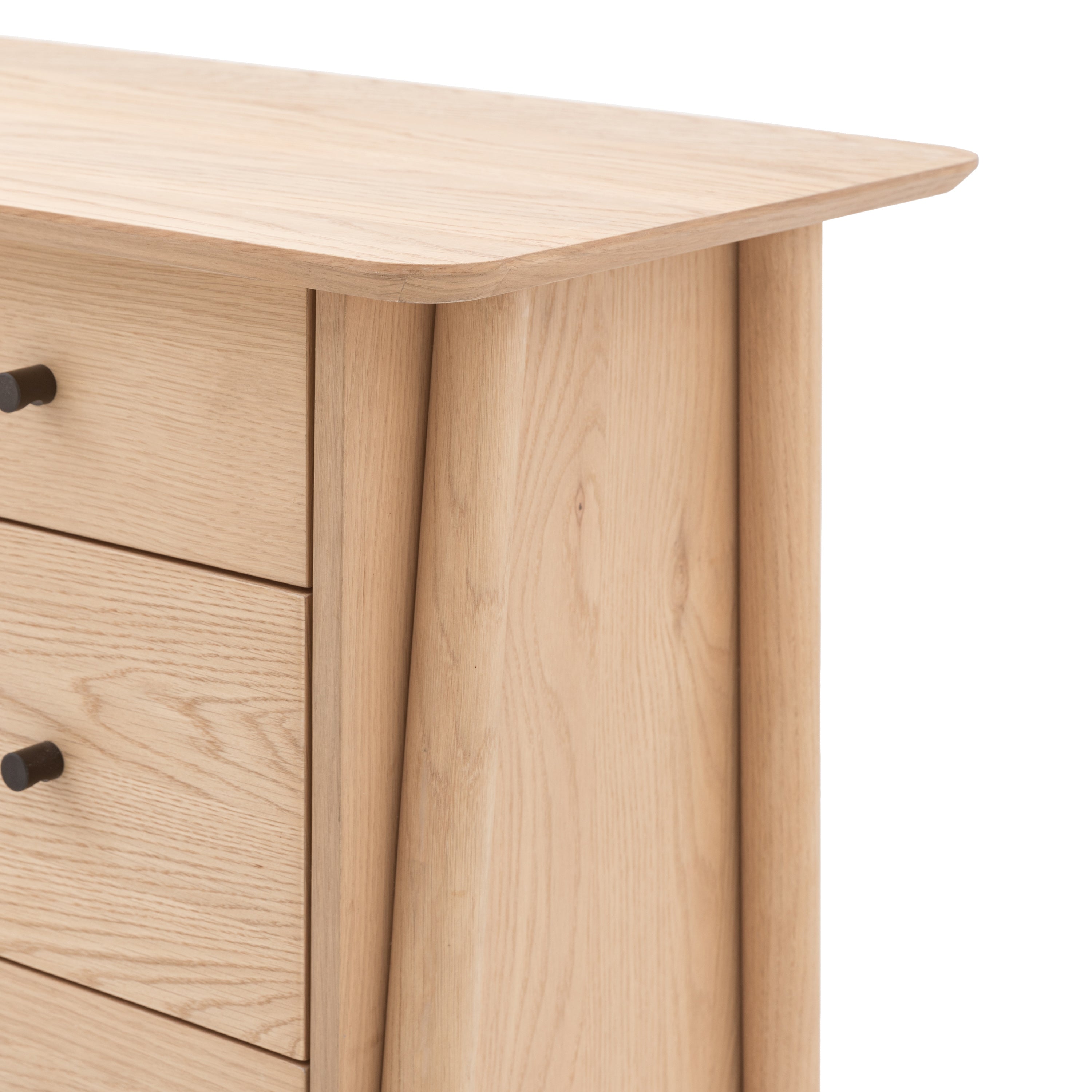 Hatfield Natural Oak Wood Chest of Drawers