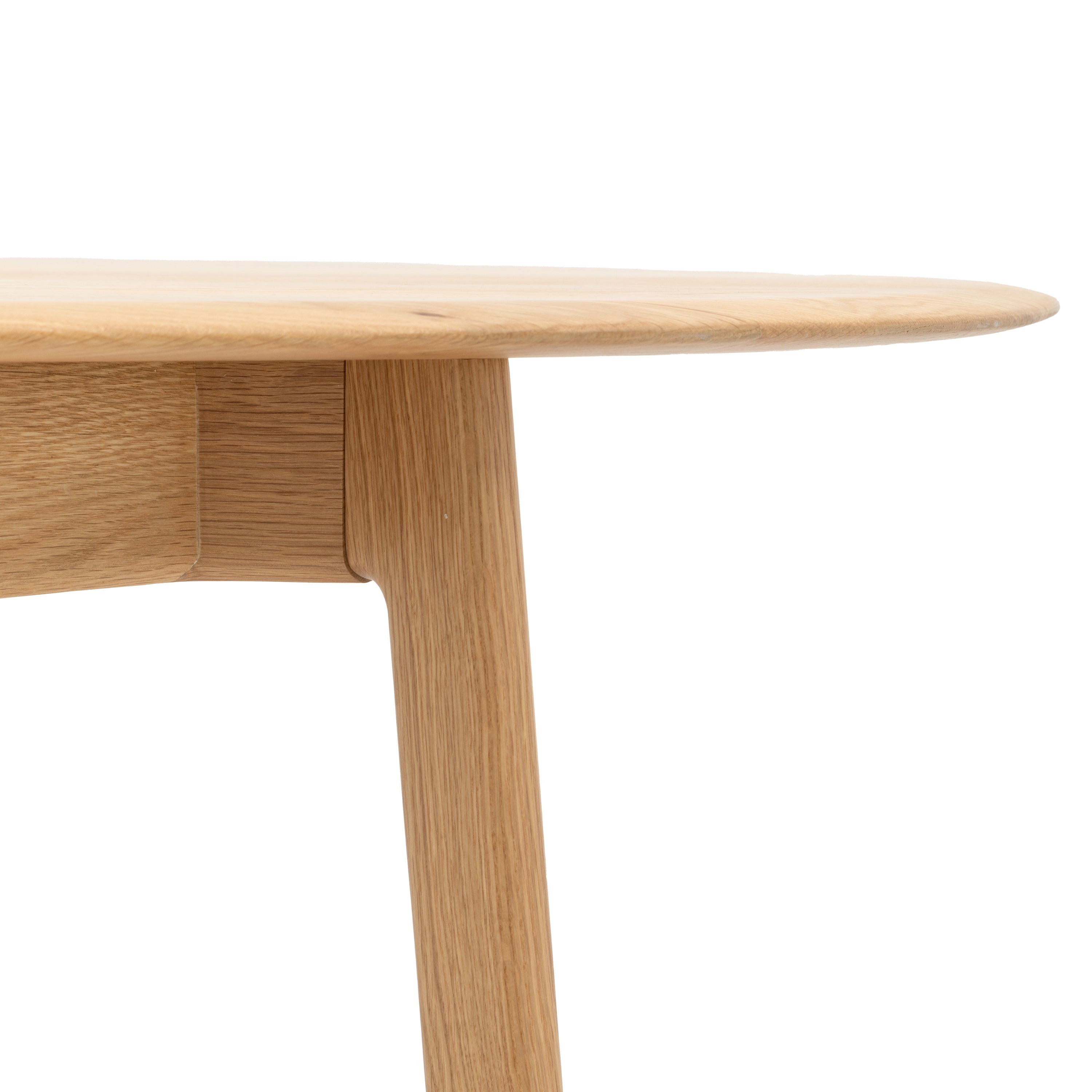 Royo Scandi Natural Solid Oak Wood Extending Dining Table
