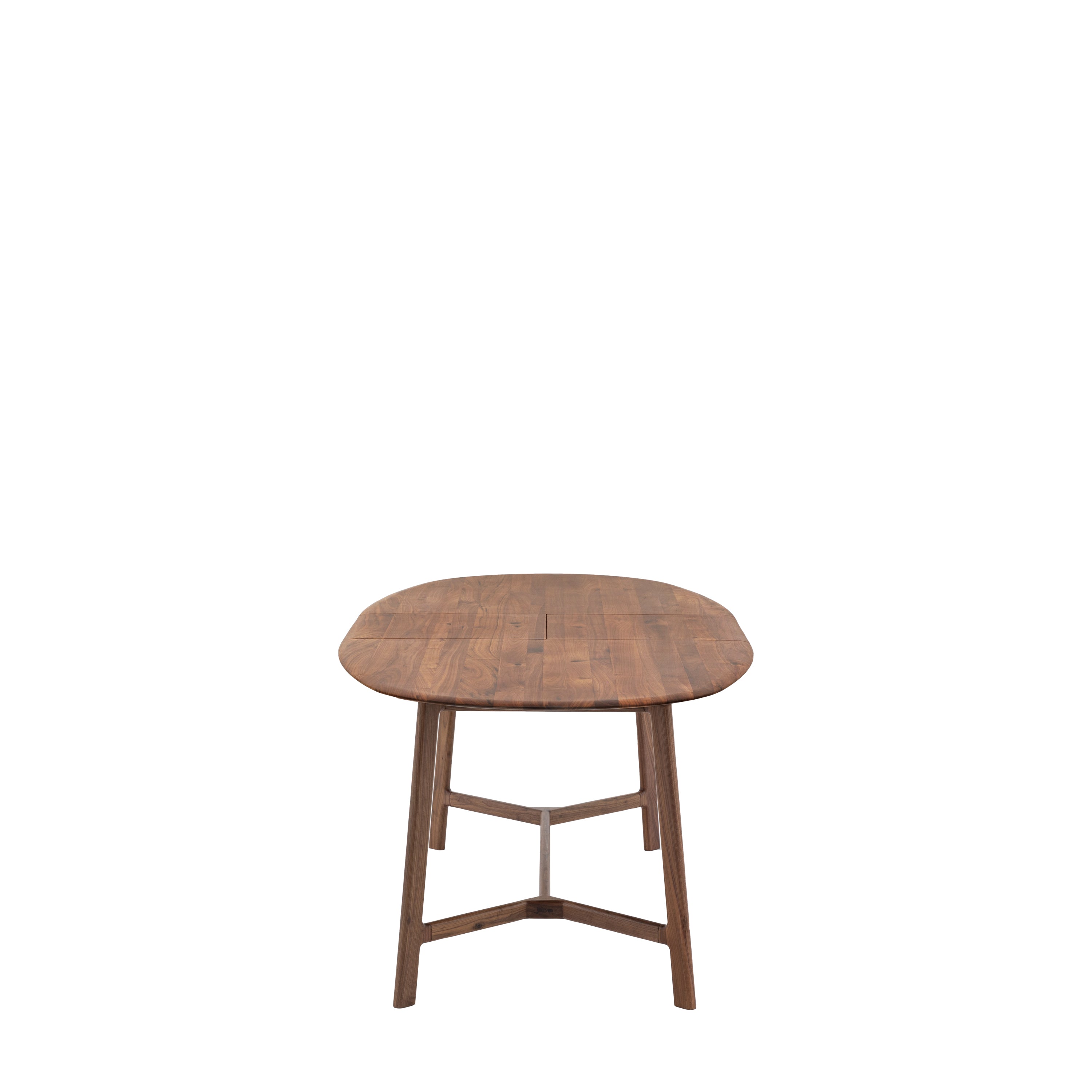 Royo Scandi Walnut Brown Solid Oak Wood Extending Dining Table