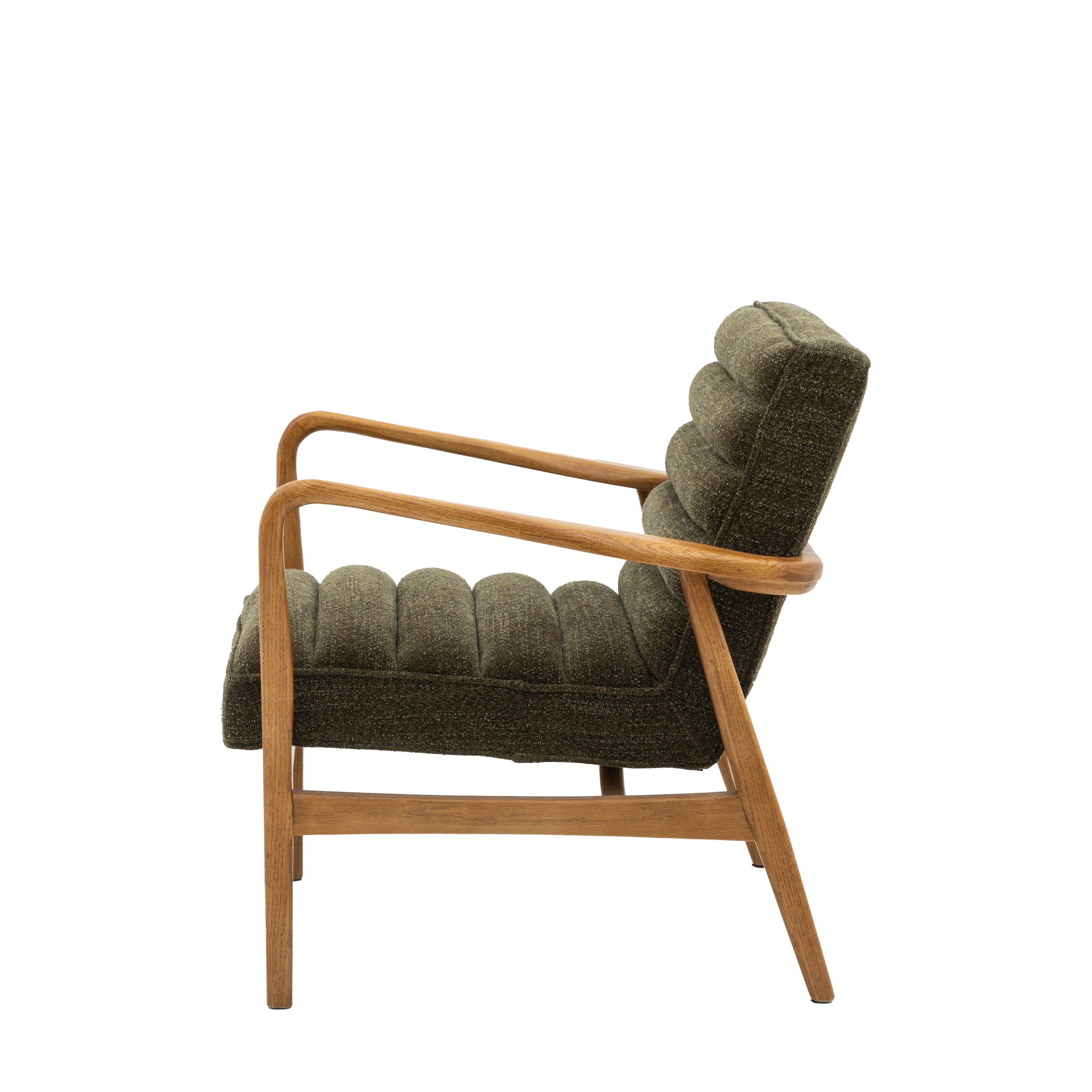 Datsun Green Boucle Armchair