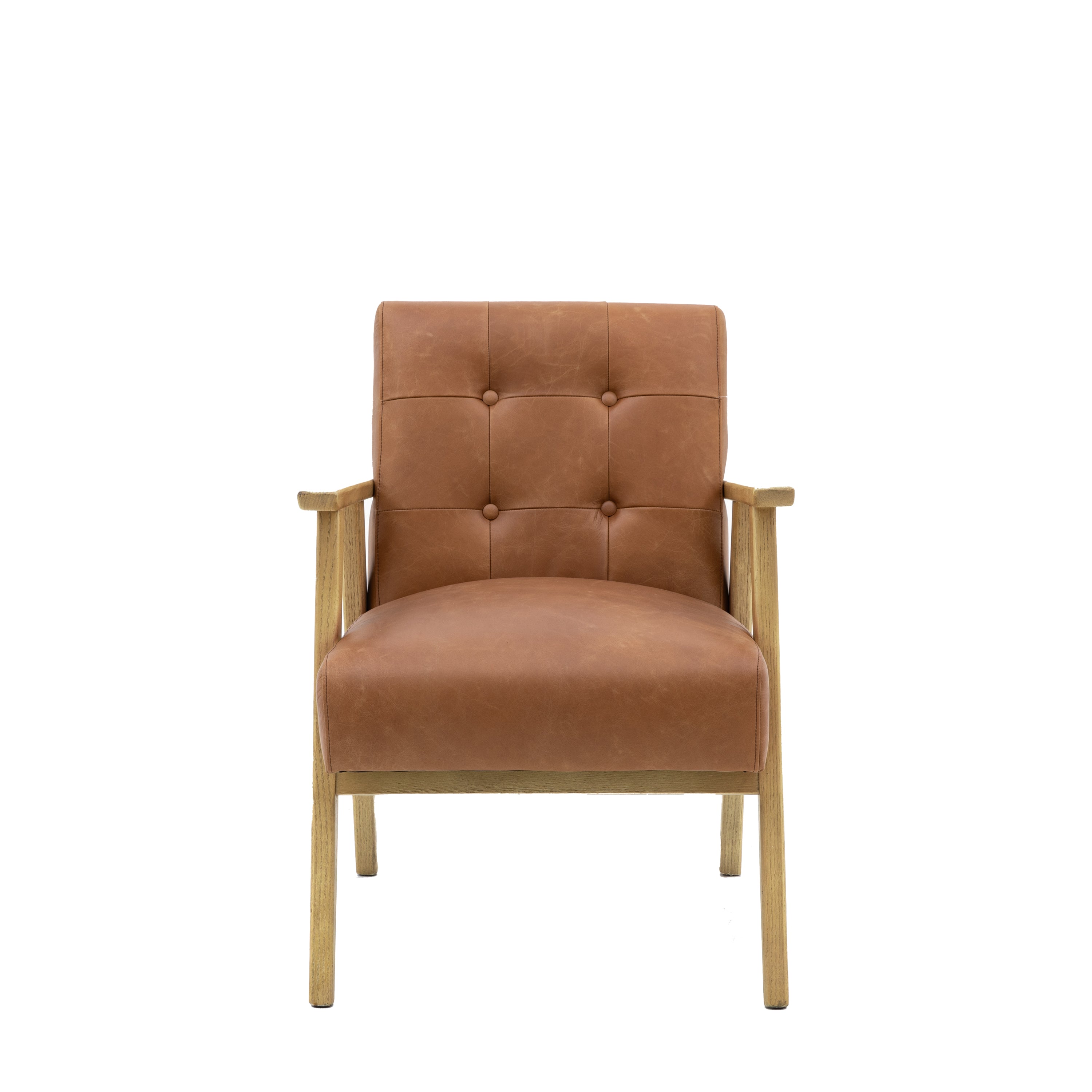Blackhall Armchair Antique Brown Leather