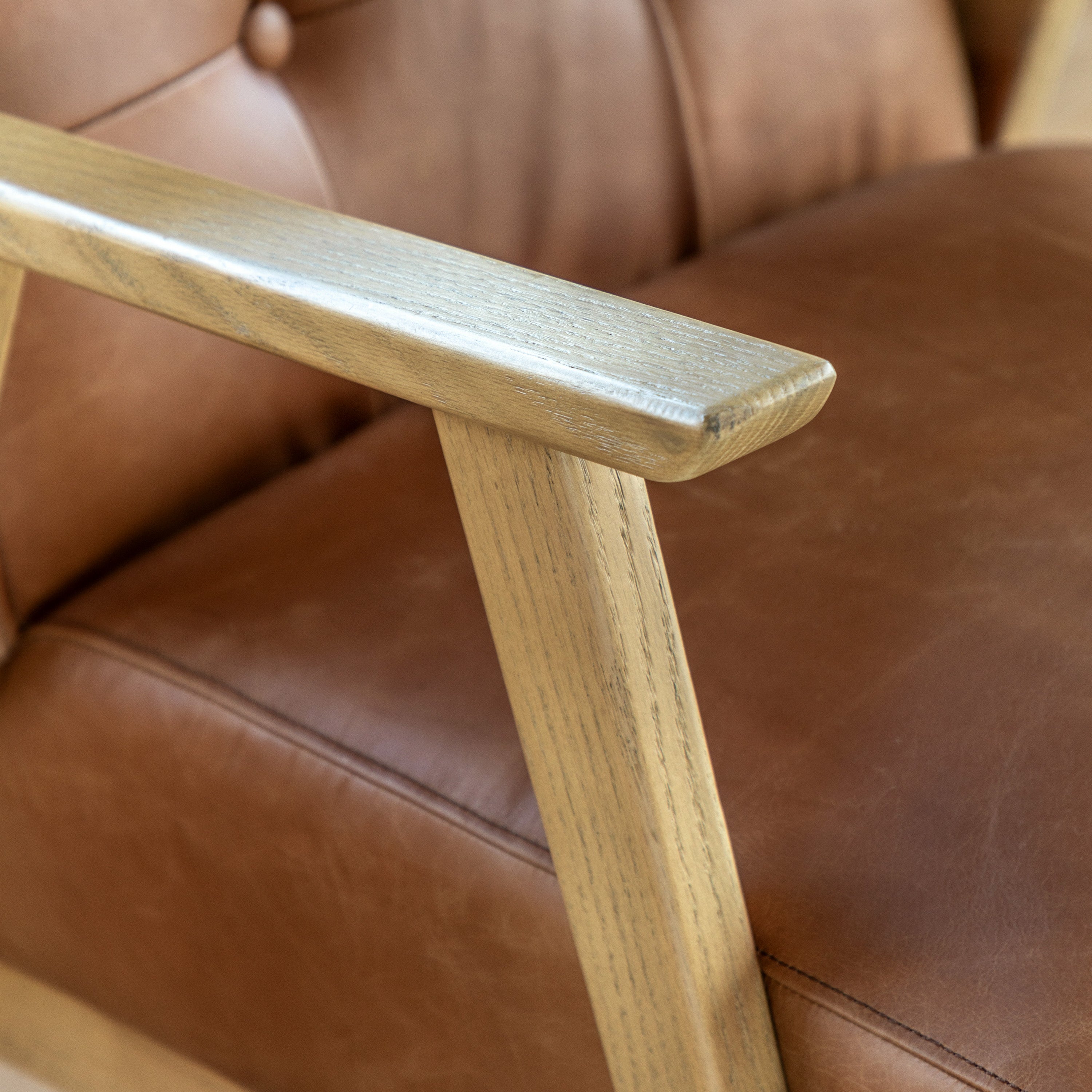 Blackhall Armchair Antique Brown Leather