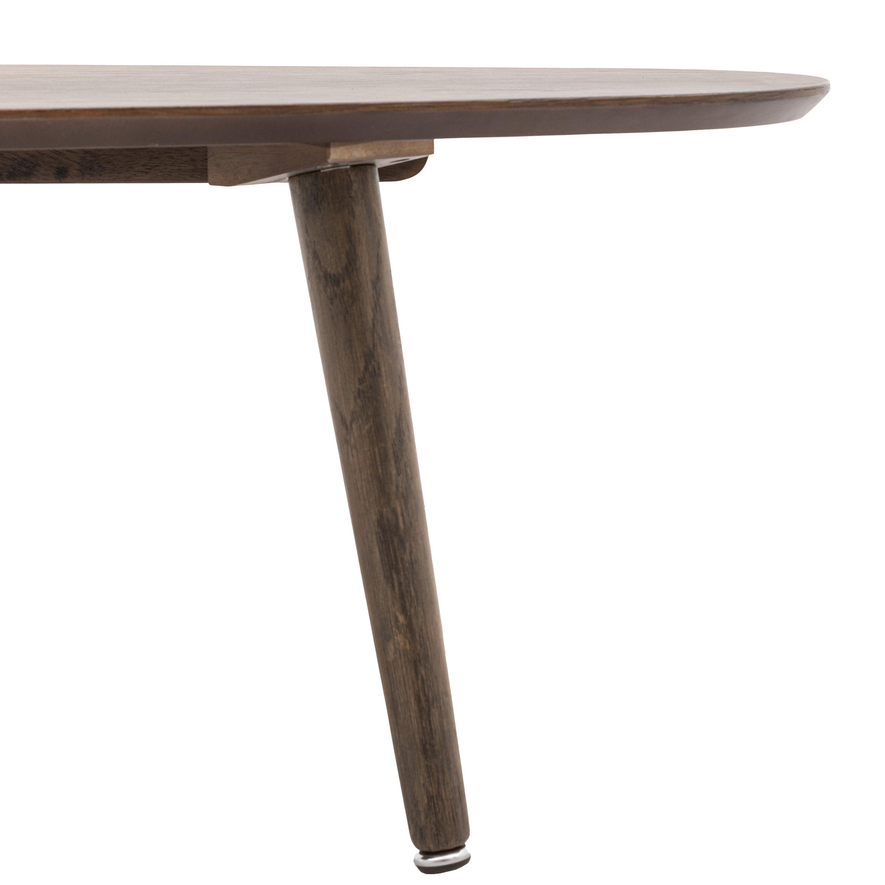 Hatfield Smoked Brown Oak Wood Coffee Table