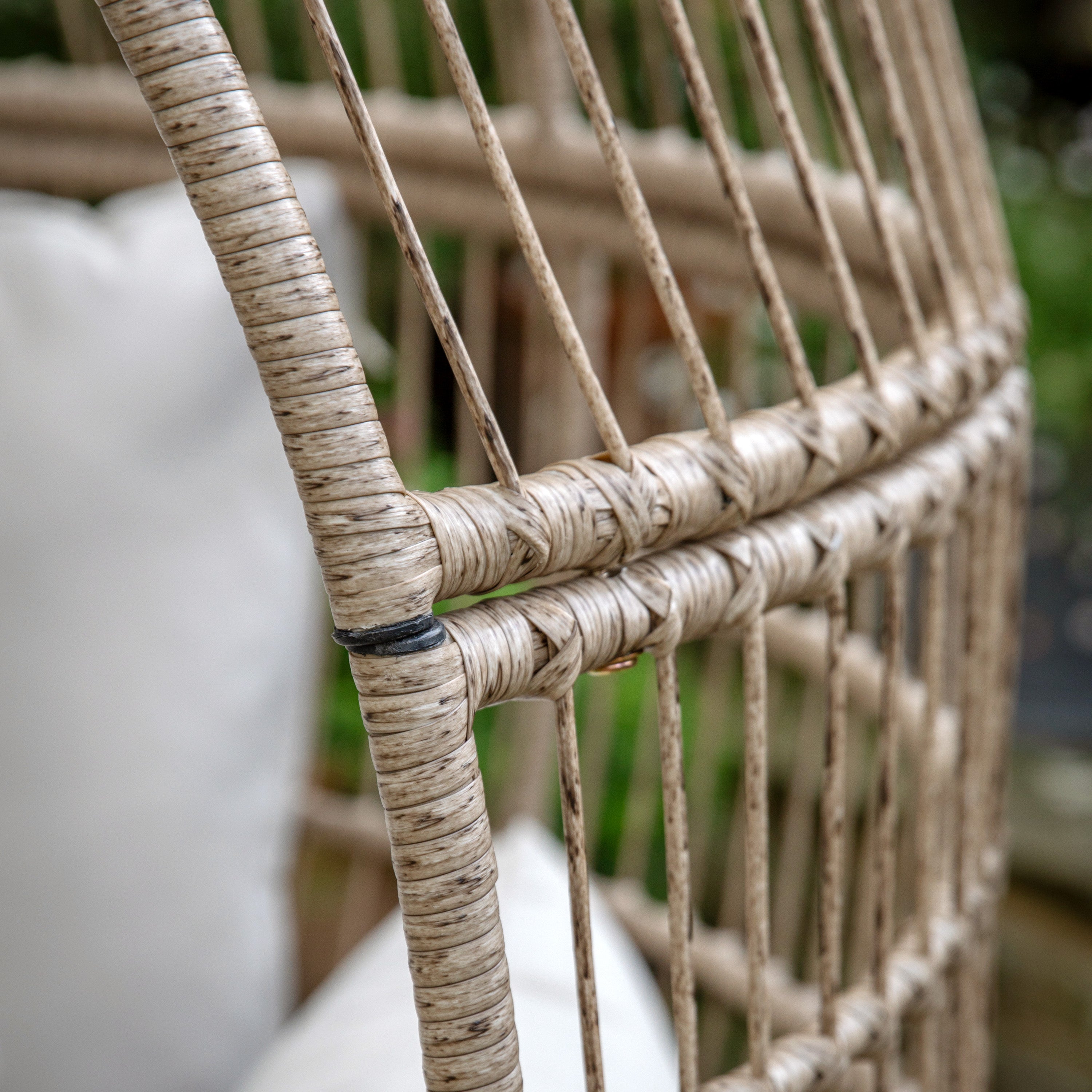 Punta Neutral Wicker Egg Chair