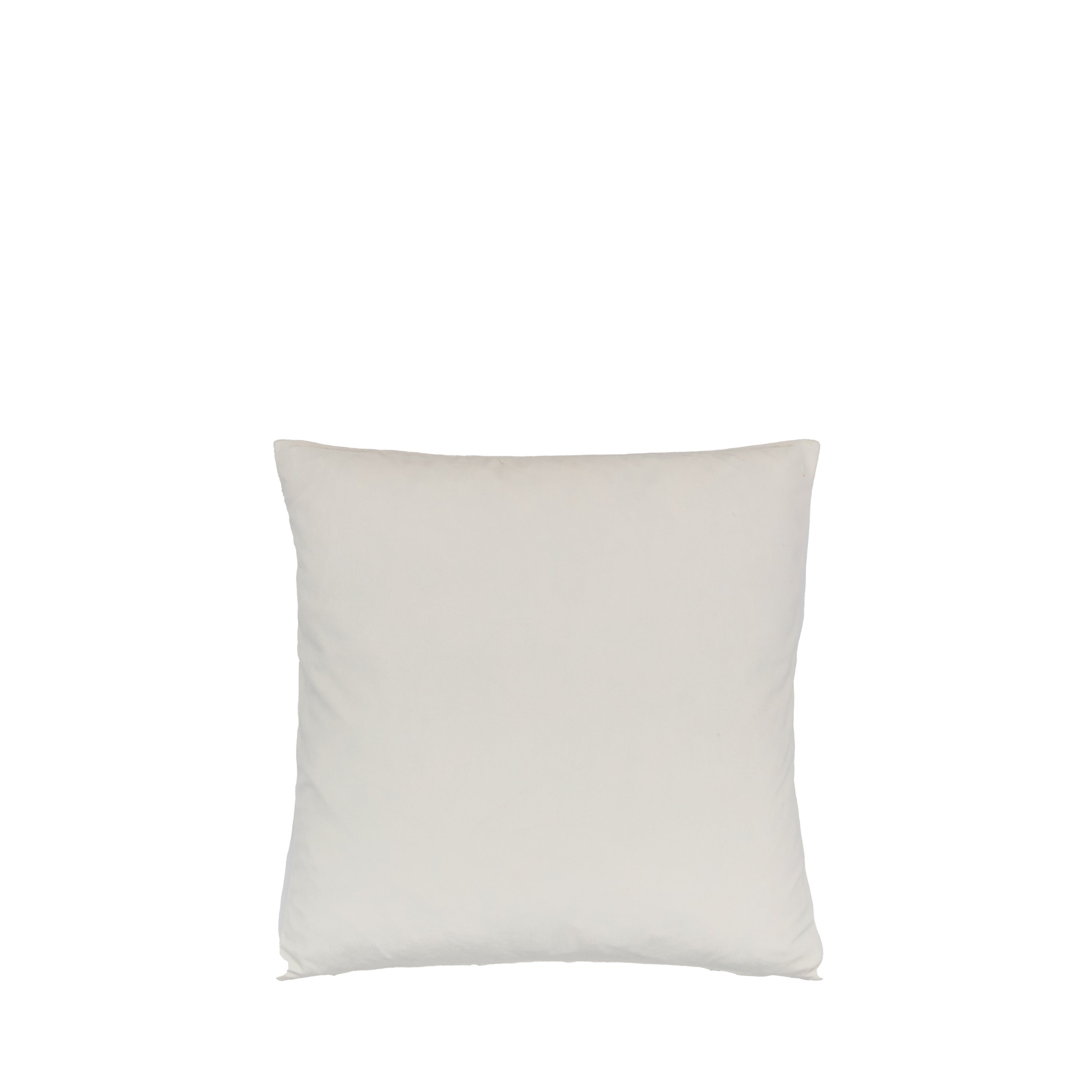 Chenille Textured Cream Square Cushion