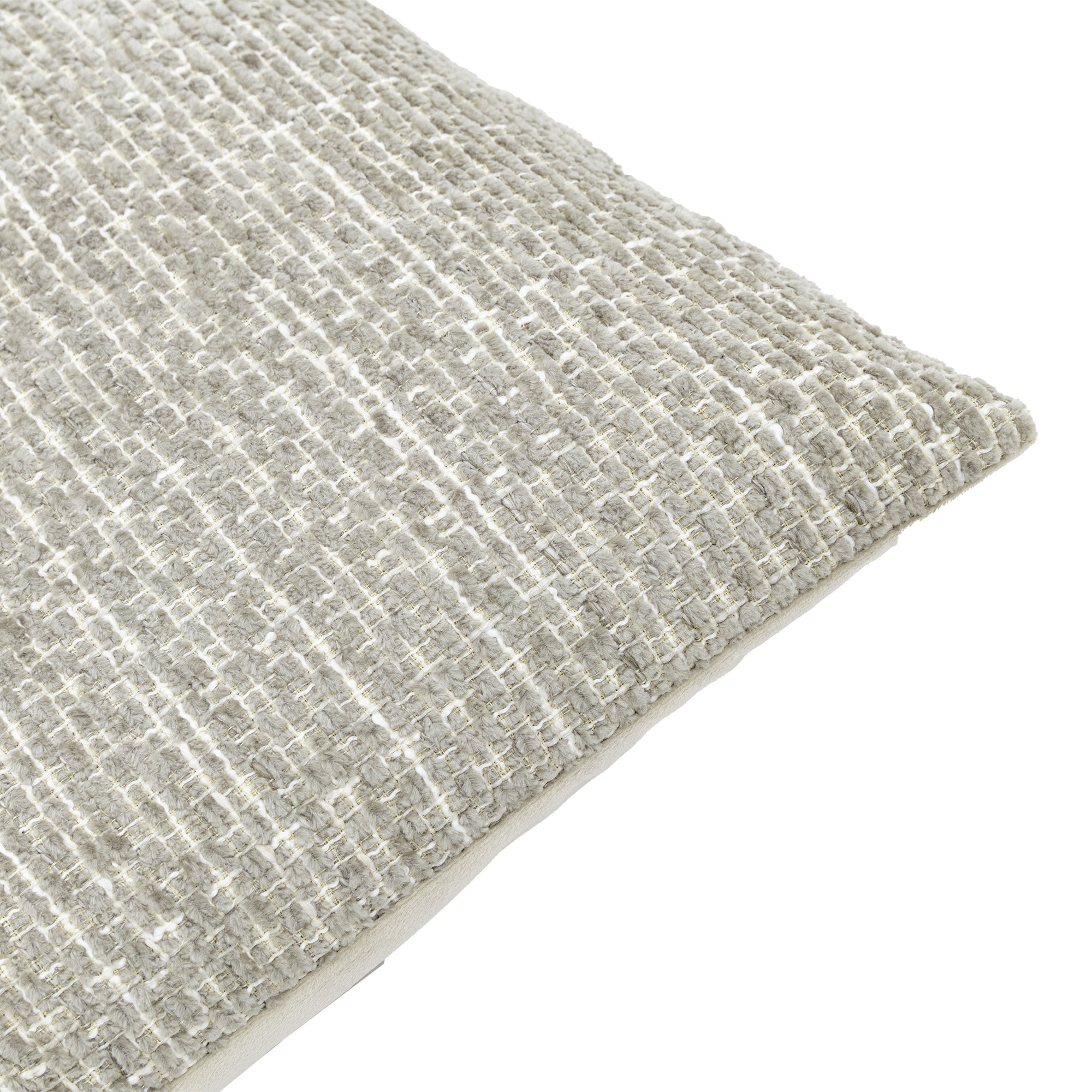 Chenille Textured Olive Green Square Cushion