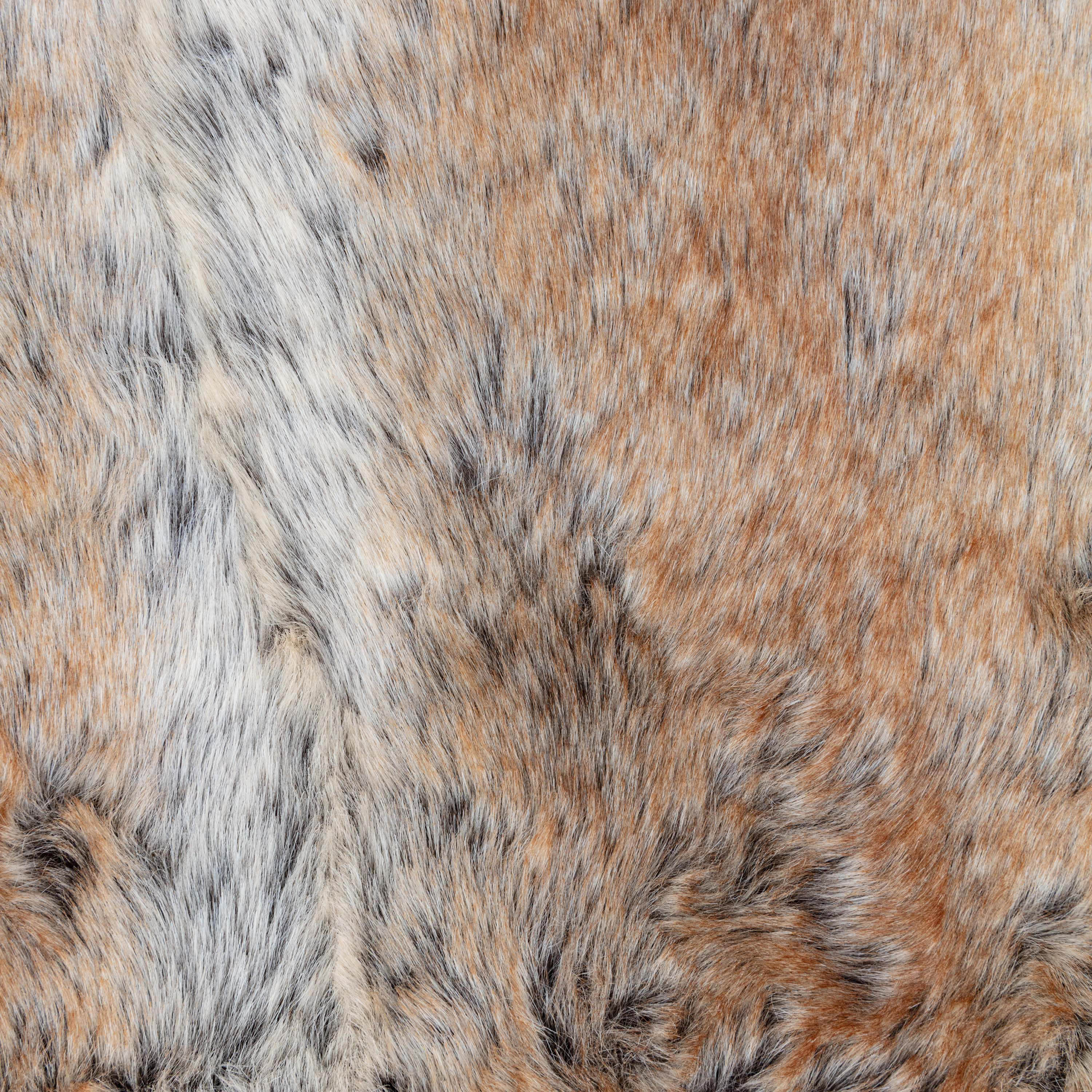 Husky Faux Fur Square Cushion