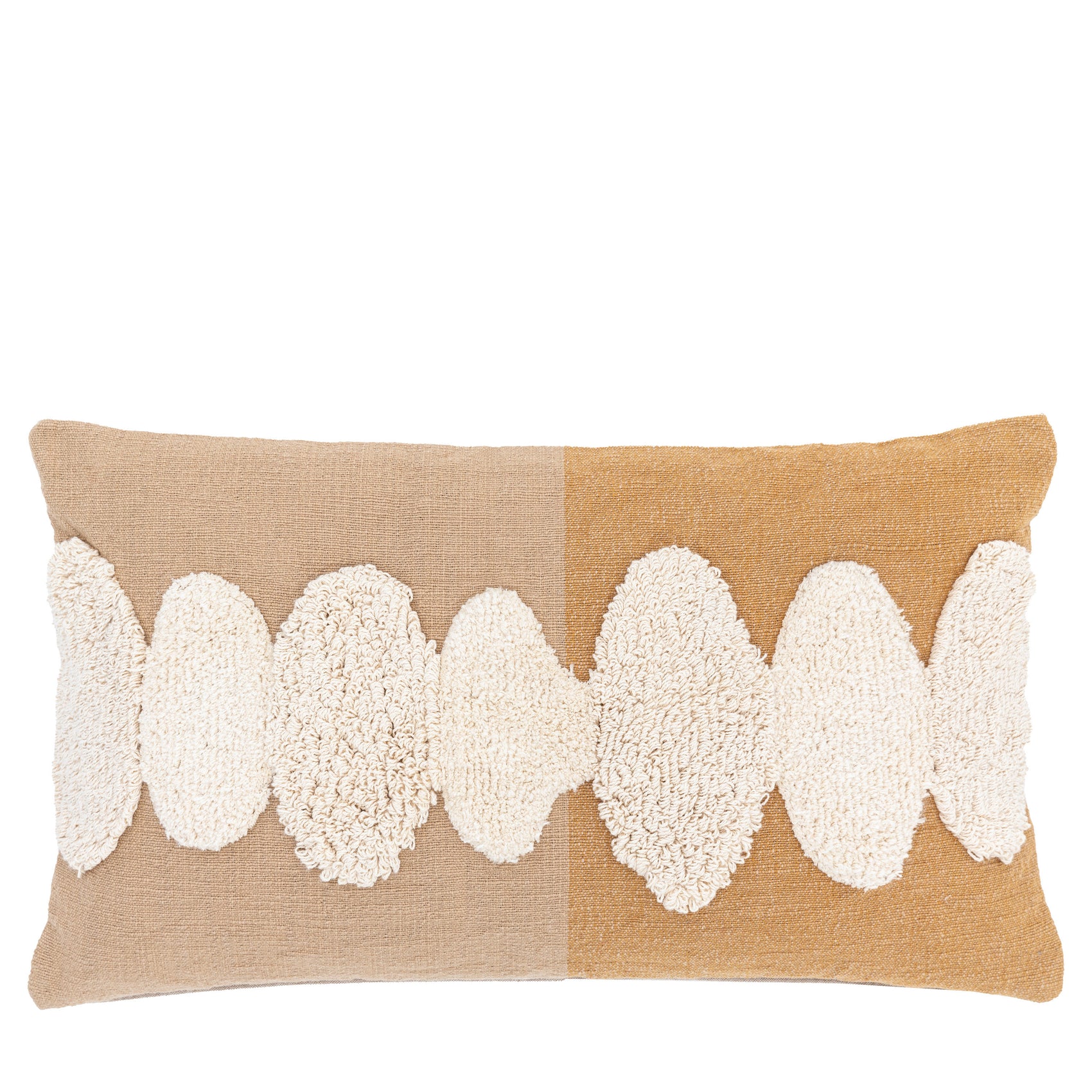 Cordero Cream Tufted Rectangle Cushion