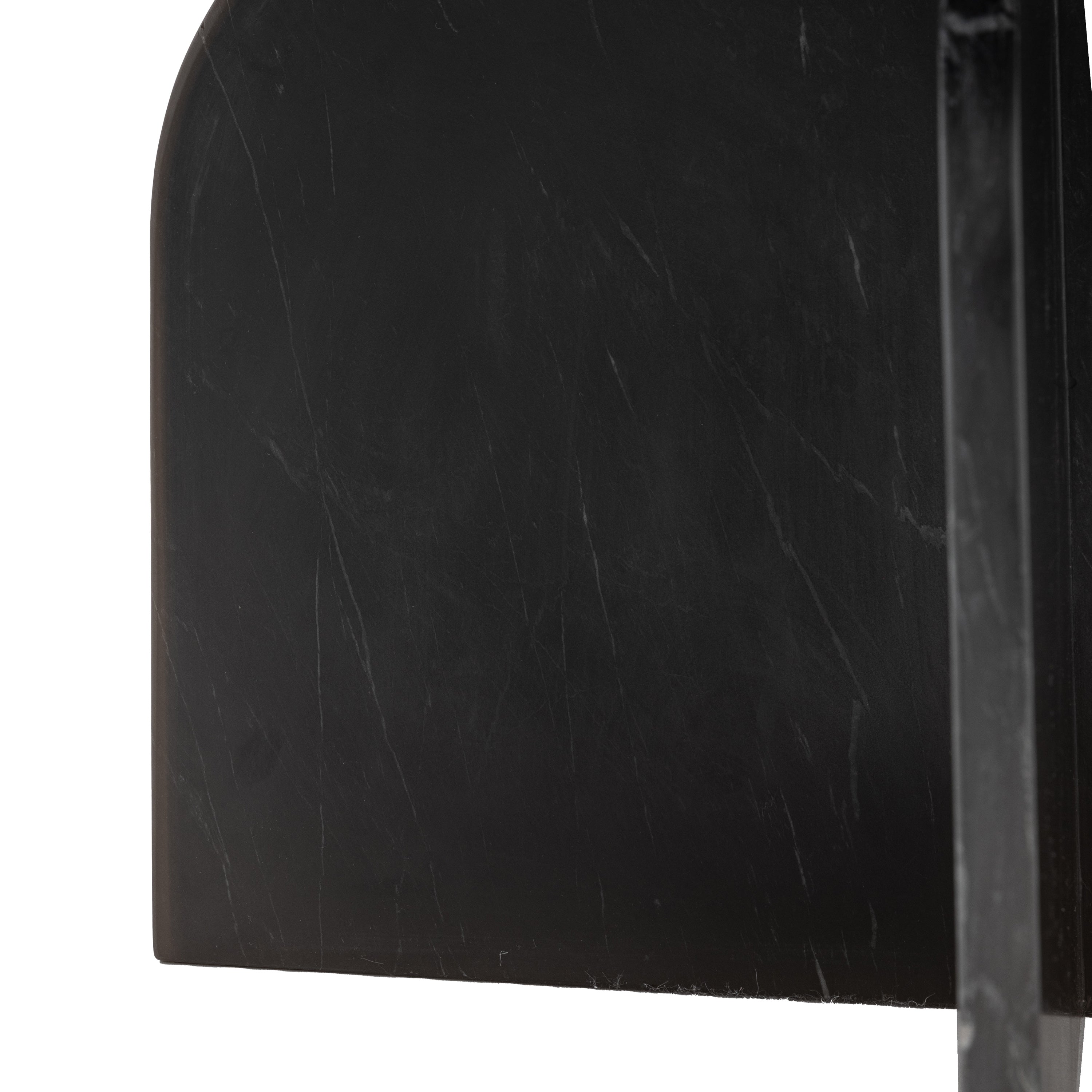 Dario Black Marble Round Coffee Table