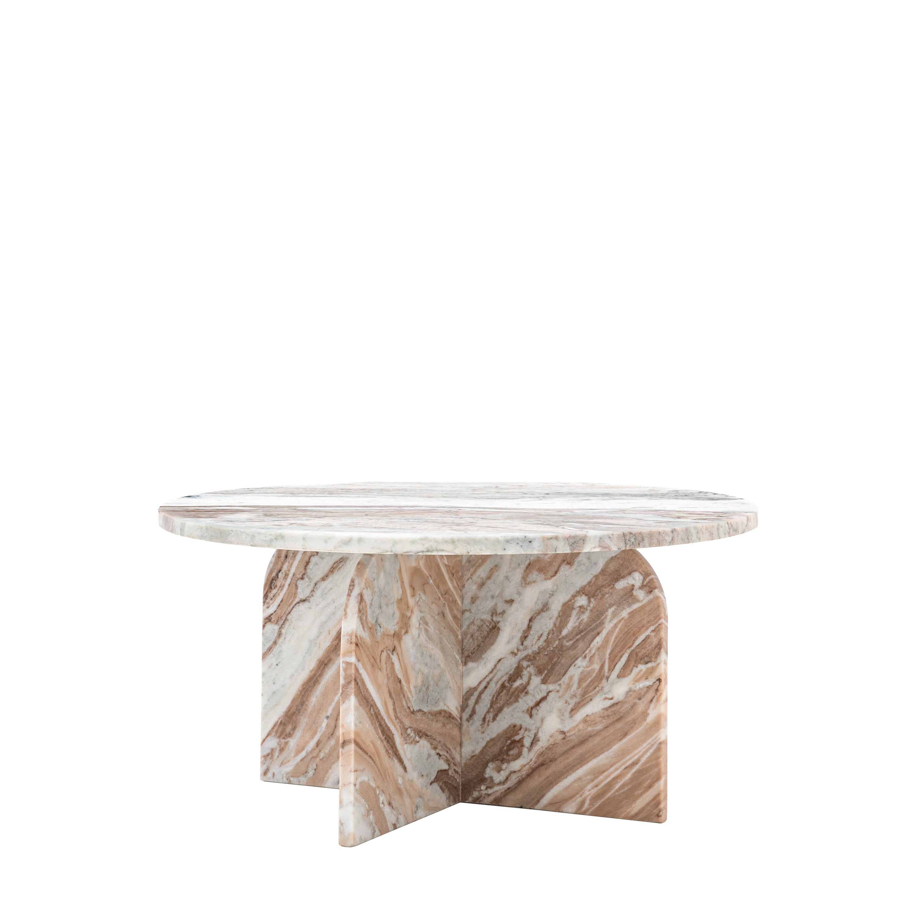 Dario Natural Marble Round Coffee Table