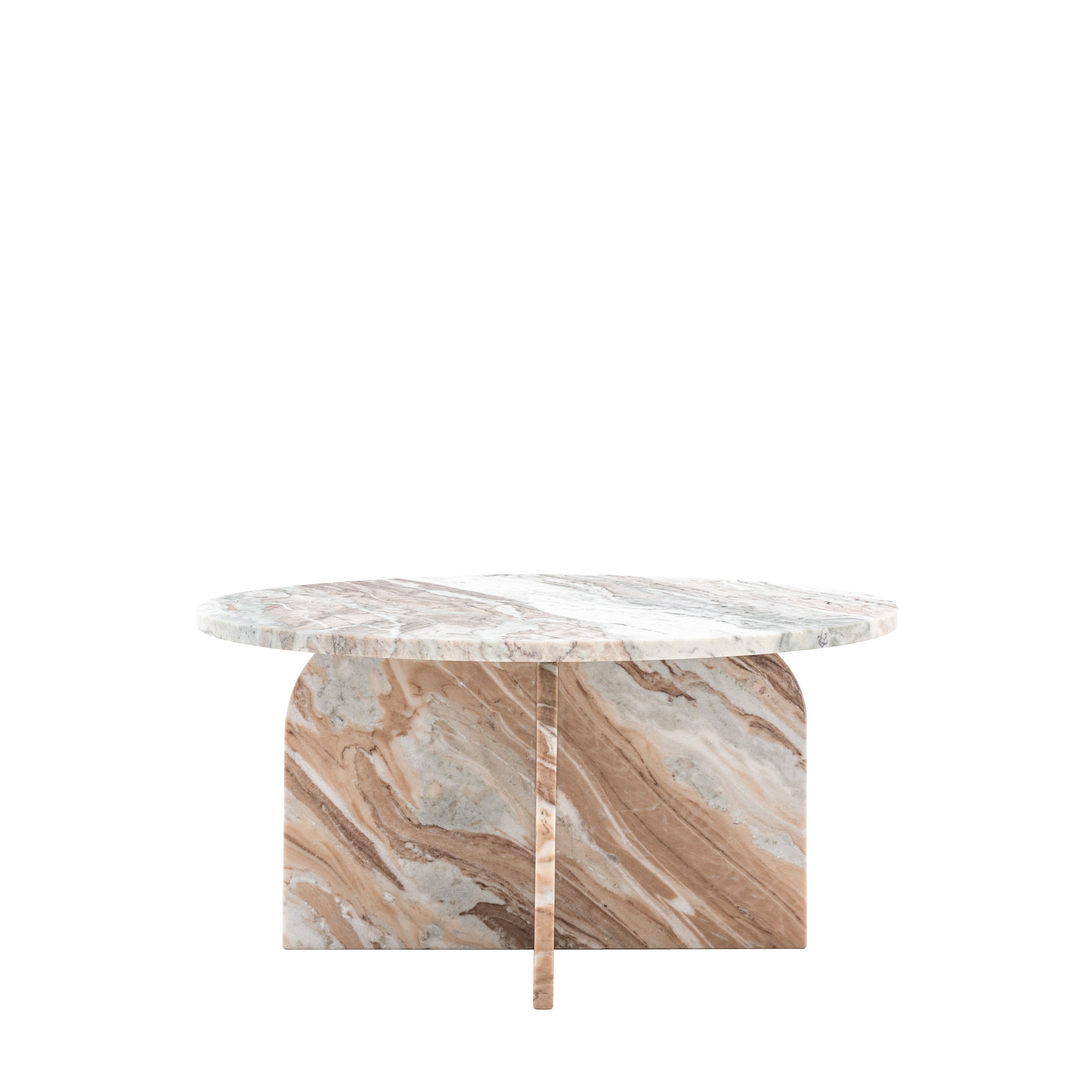 Dario Natural Marble Round Coffee Table