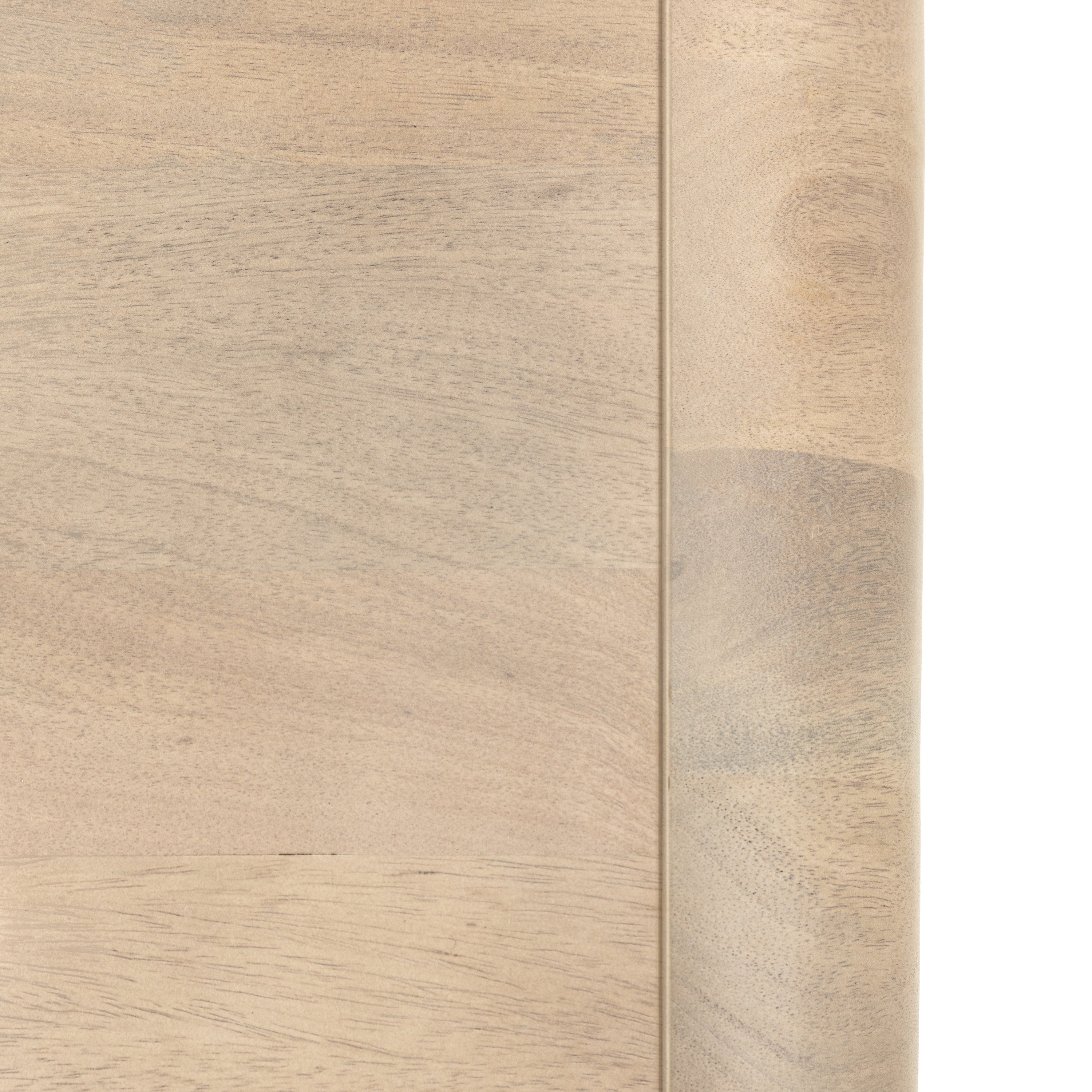 Antrury Natural Mango Wood Curved Sideboard