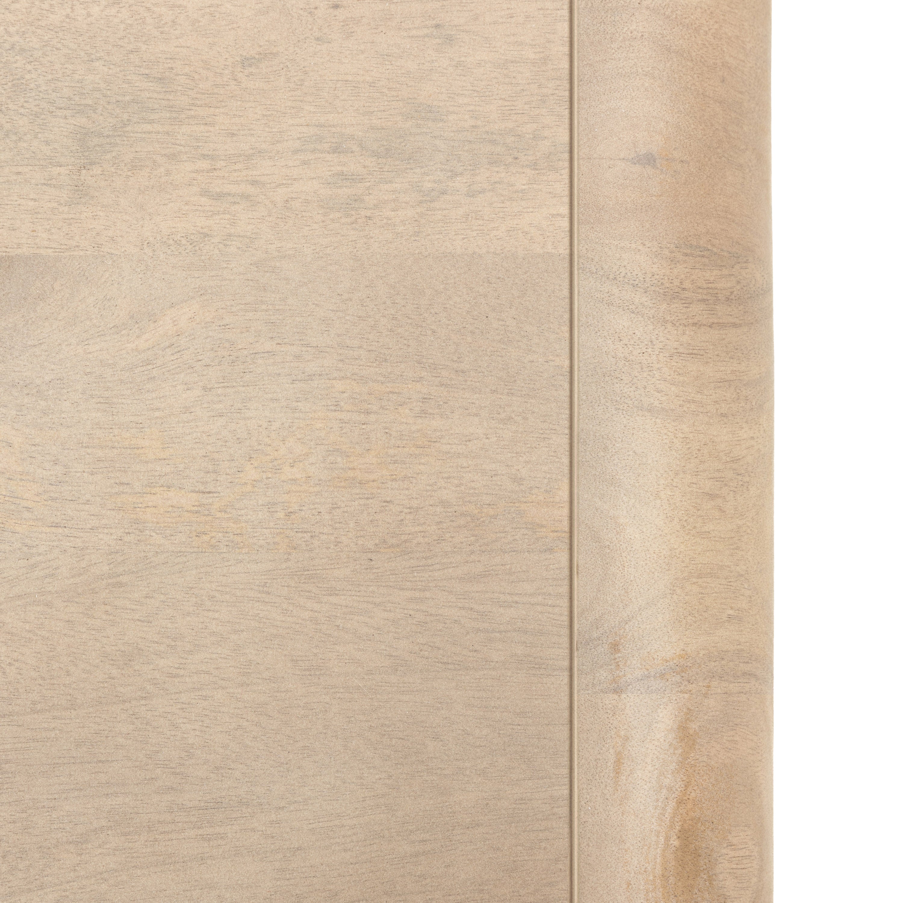 Antrury Natural Mango Wood Curved Coffee Table
