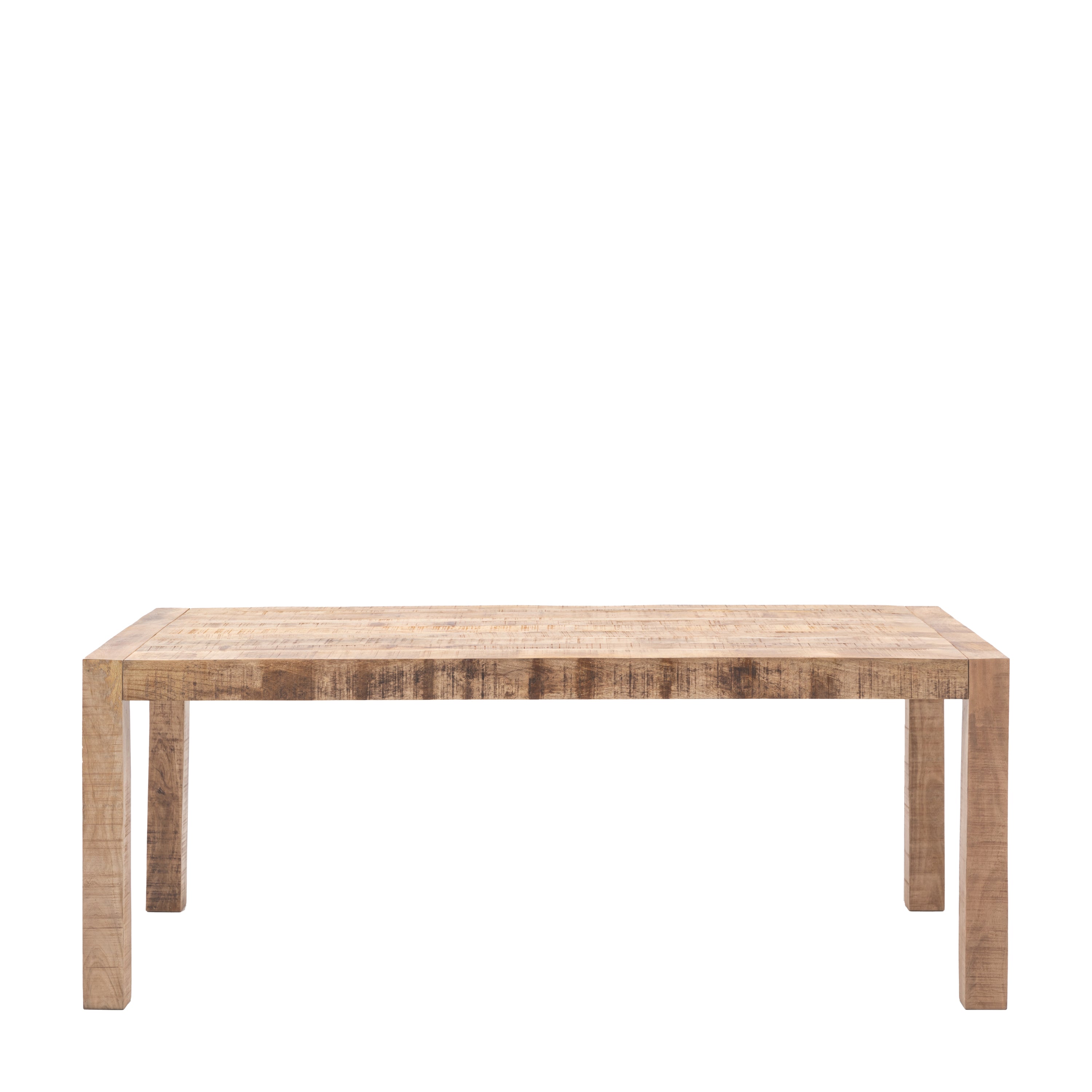 Eldora Natural Mango Wood Rectangle Dining Table | 6-8 Seater