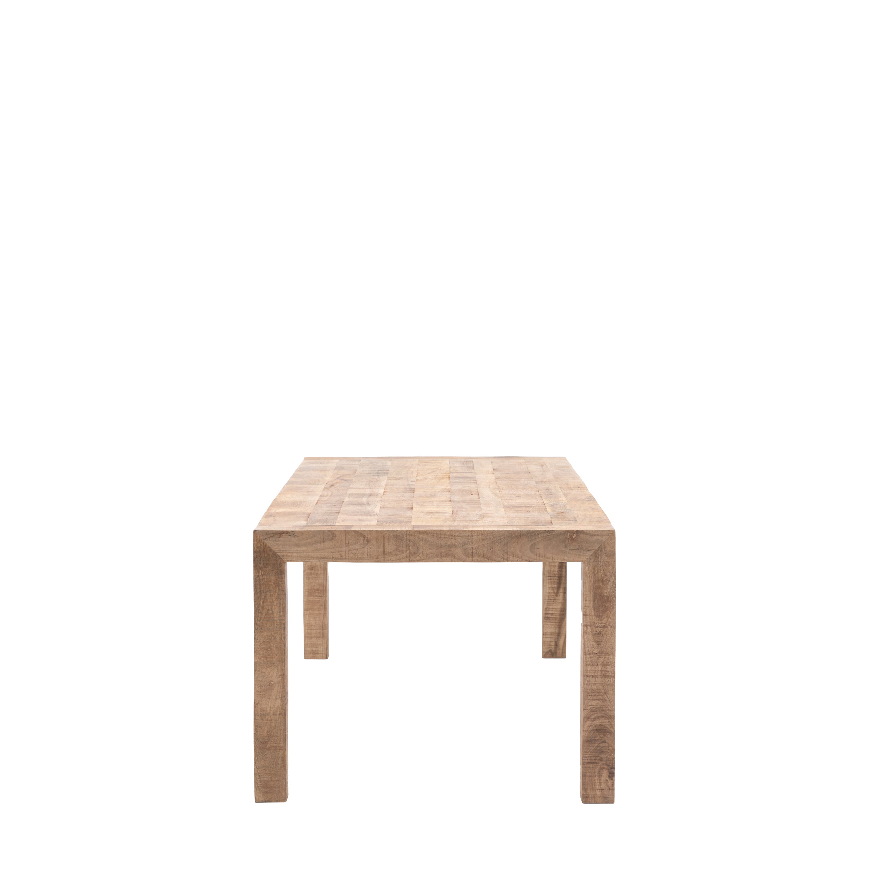Eldora Natural Mango Wood Rectangle Dining Table | 6-8 Seater