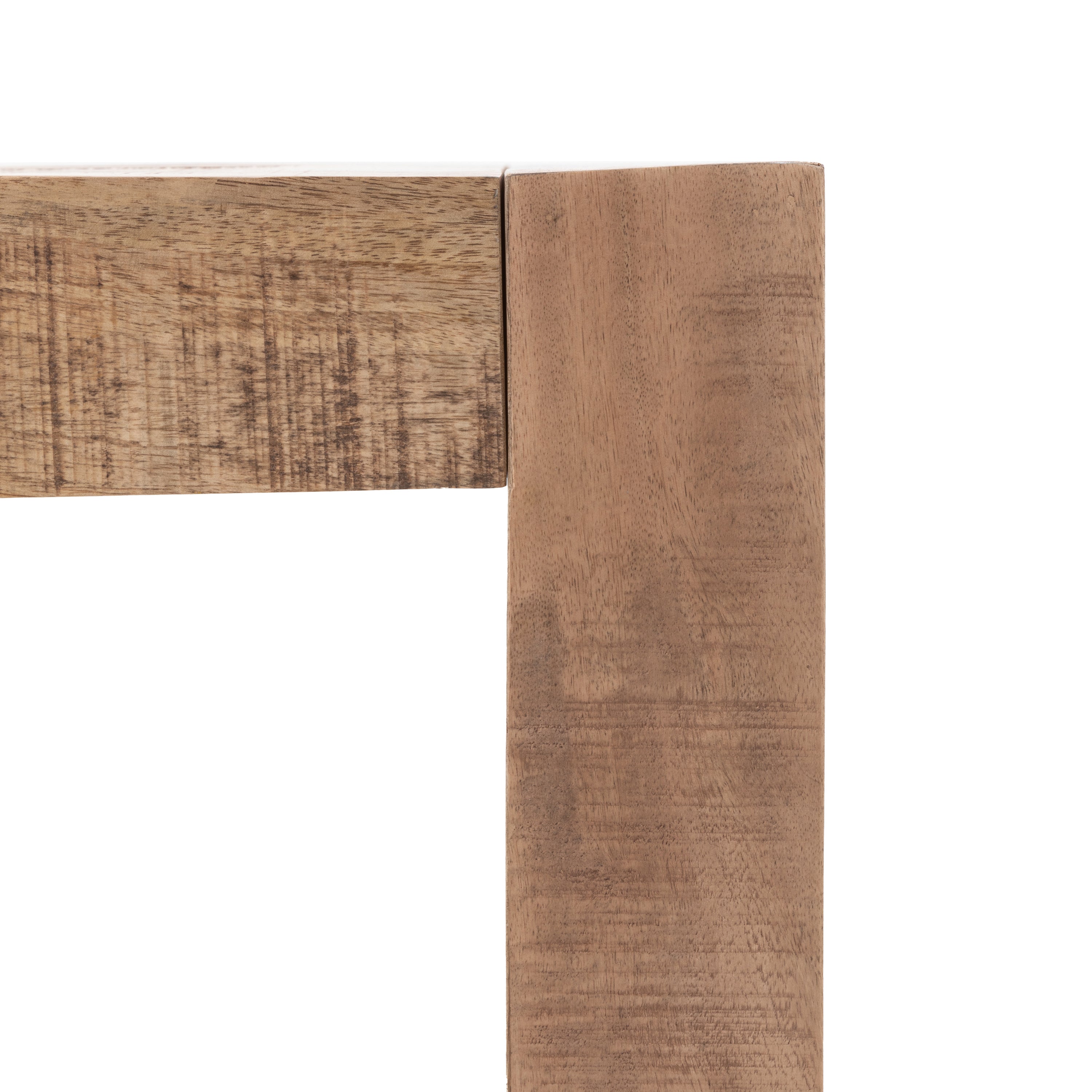 Eldora Natural Mango Wood Rectangle Dining Table | 6-8 Seater