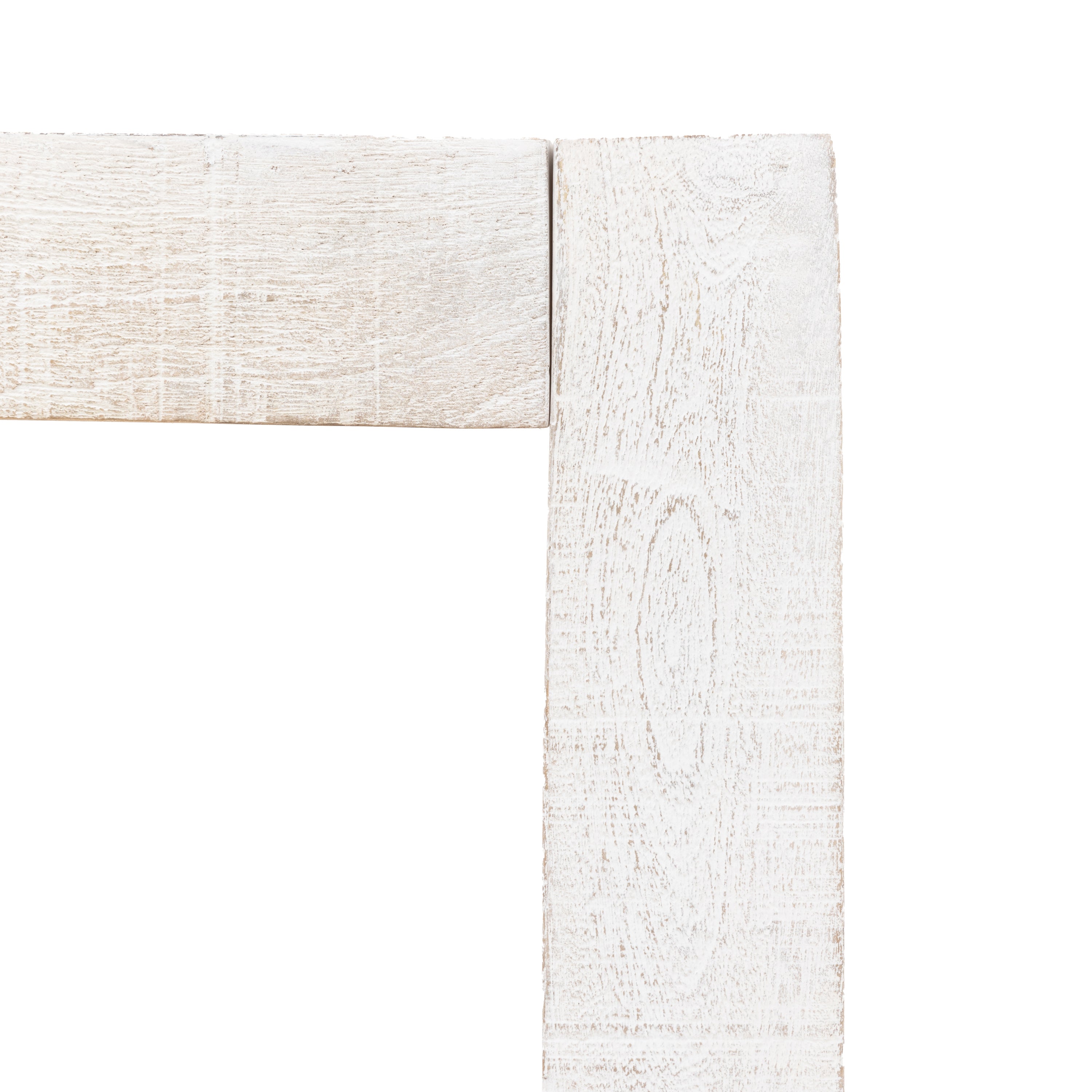 Eldora Whitewash Mango Wood Rectangle Dining Table | 6-8 Seater