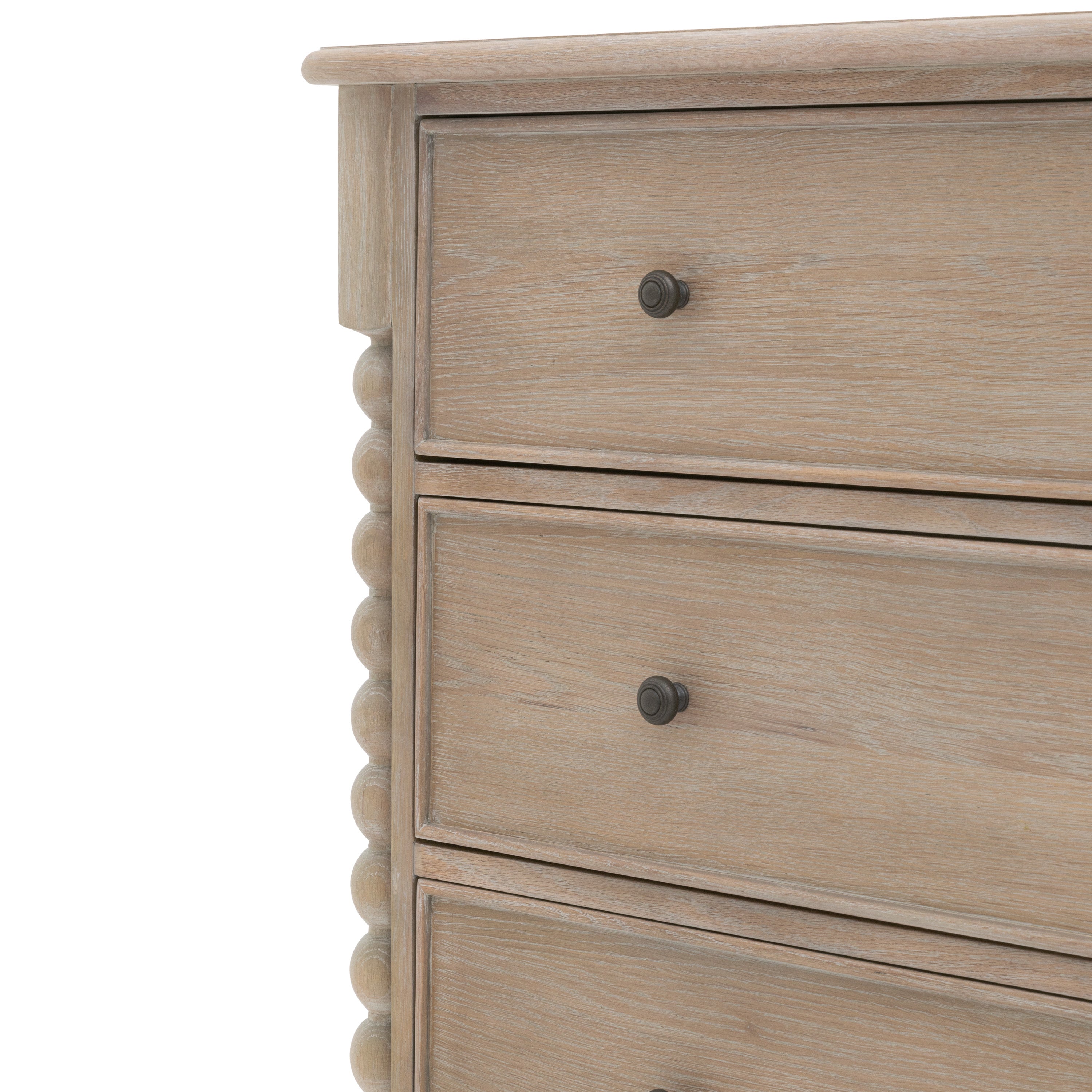 Birchfield Artisan Oak Wood Chest of Drawers | Large