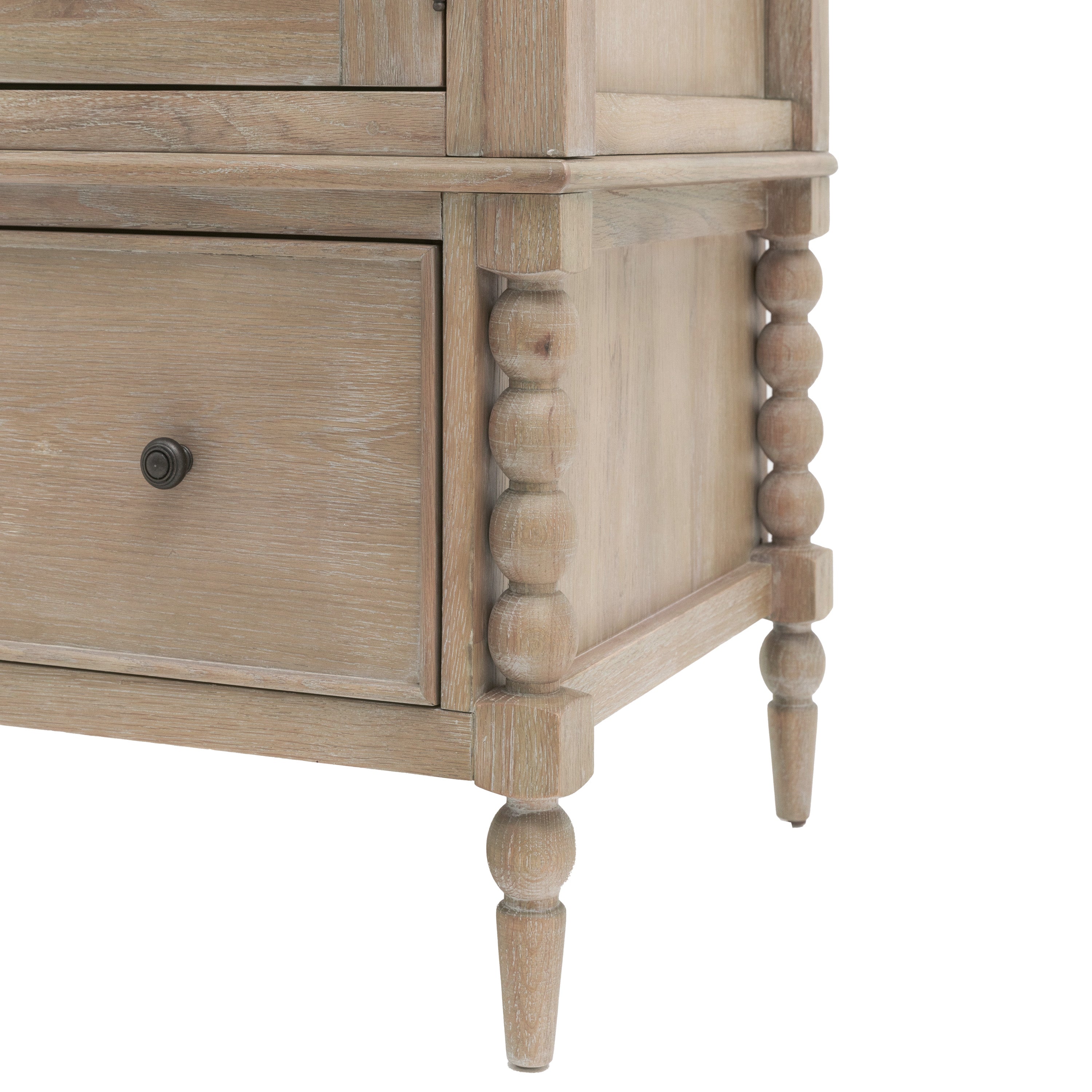 Birchfield Artisan Oak Wood Double Wardrobe