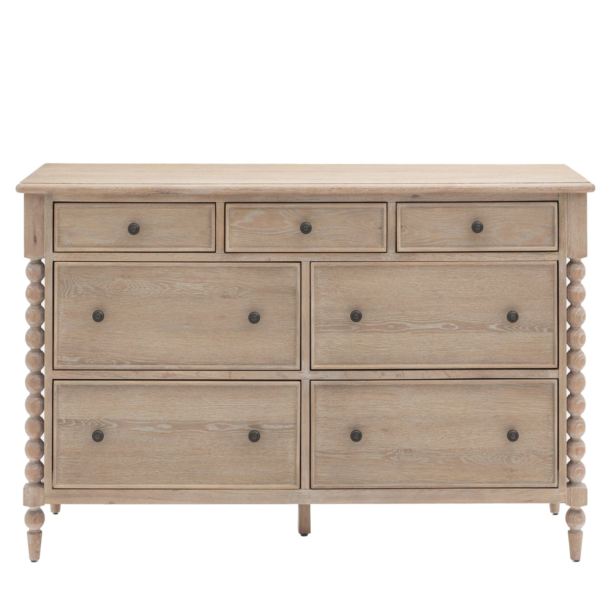Birchfield Artisan Oak Wood Chest of Drawers | Extra Large