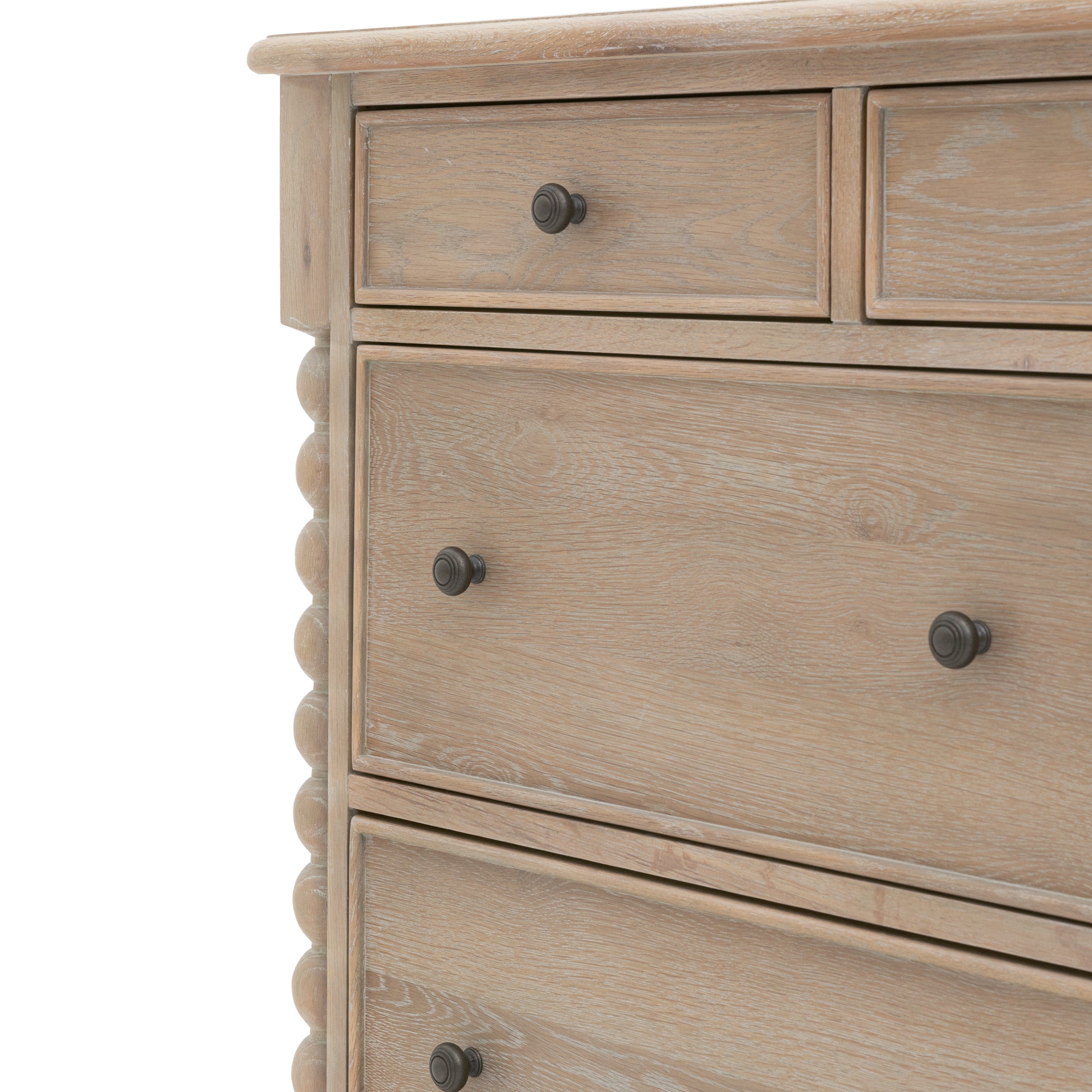 Birchfield Artisan Oak Wood Chest of Drawers | Extra Large