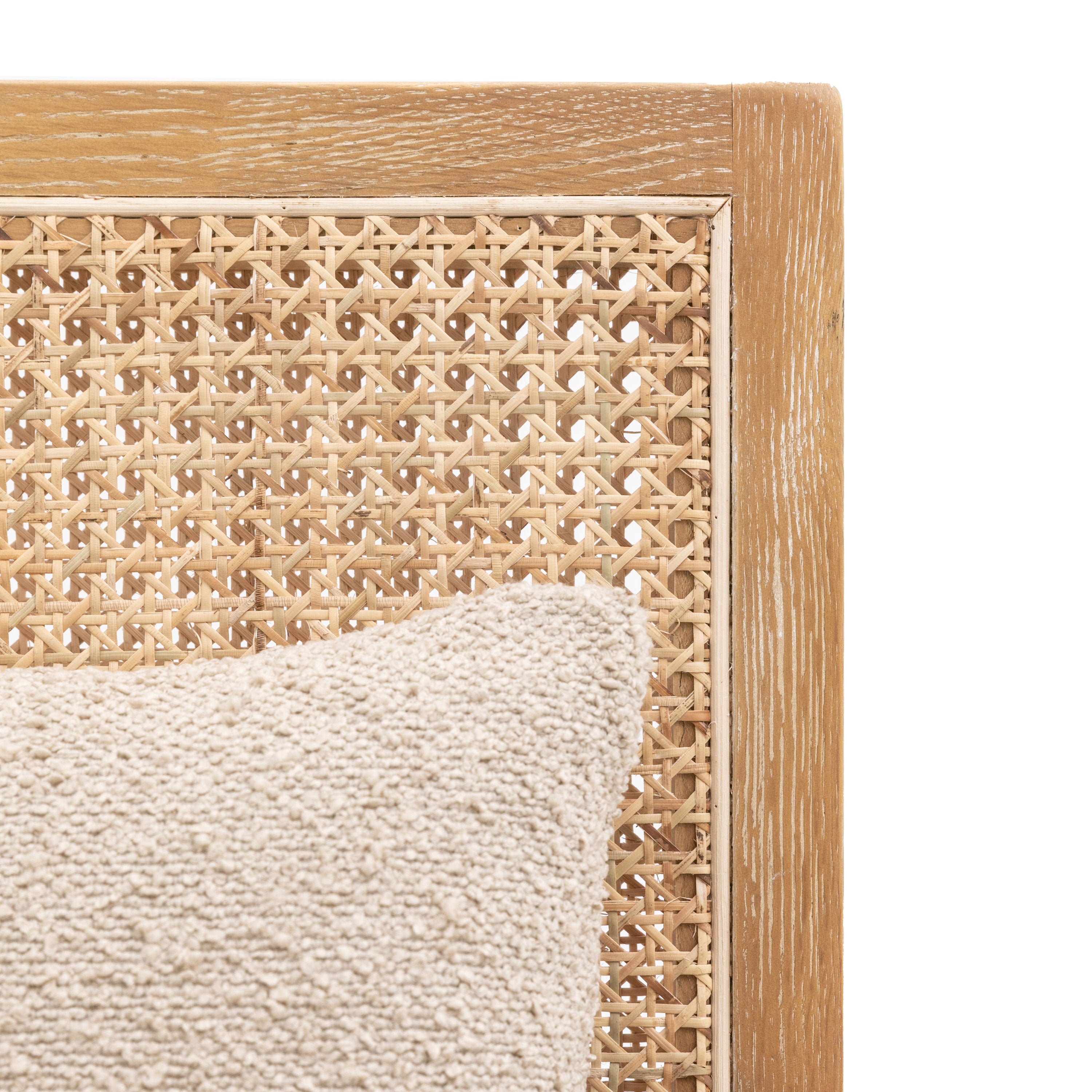 Yatomi Natural Ash Wood & Rattan Armchair