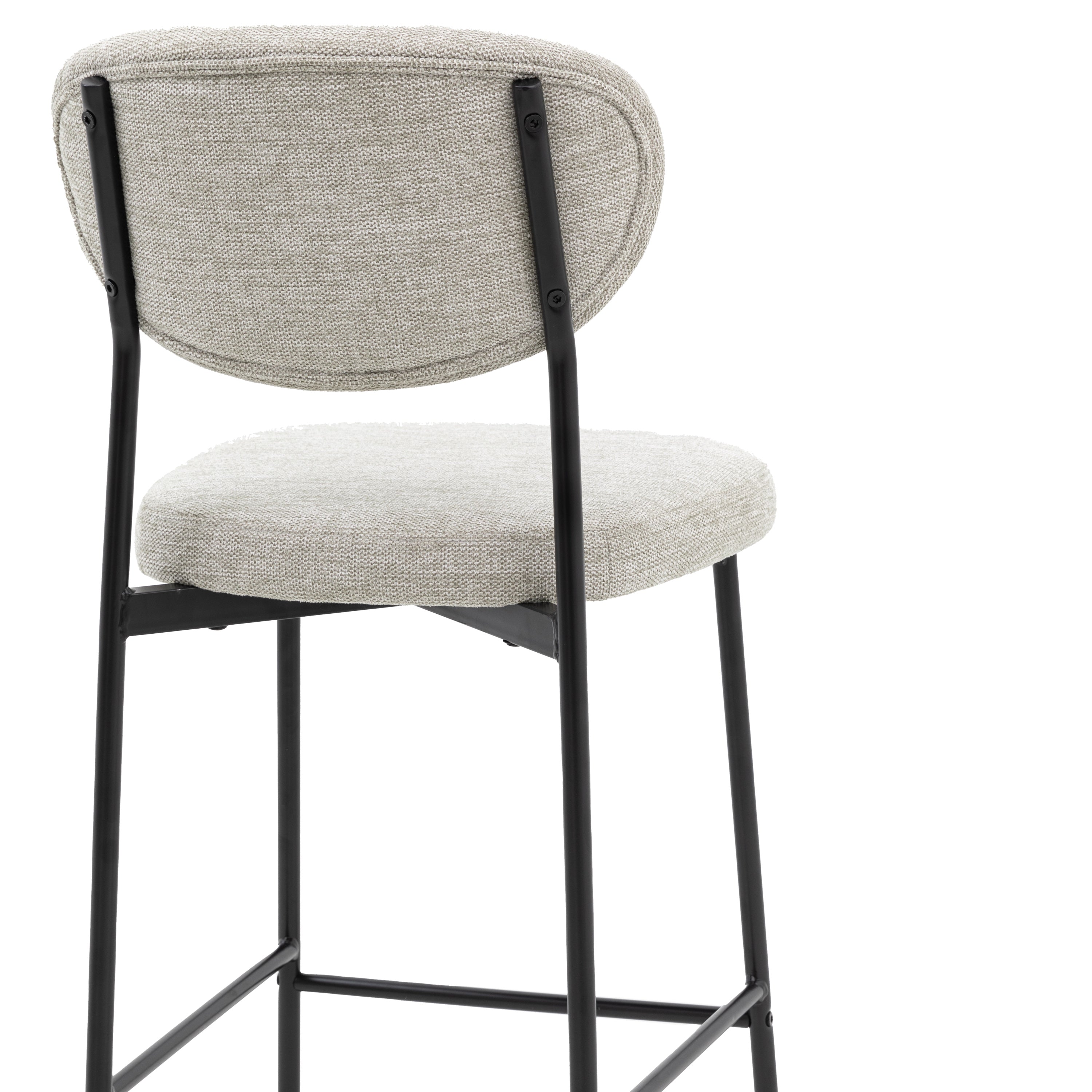 Set of 2 Oppo Natural Bar Stool
