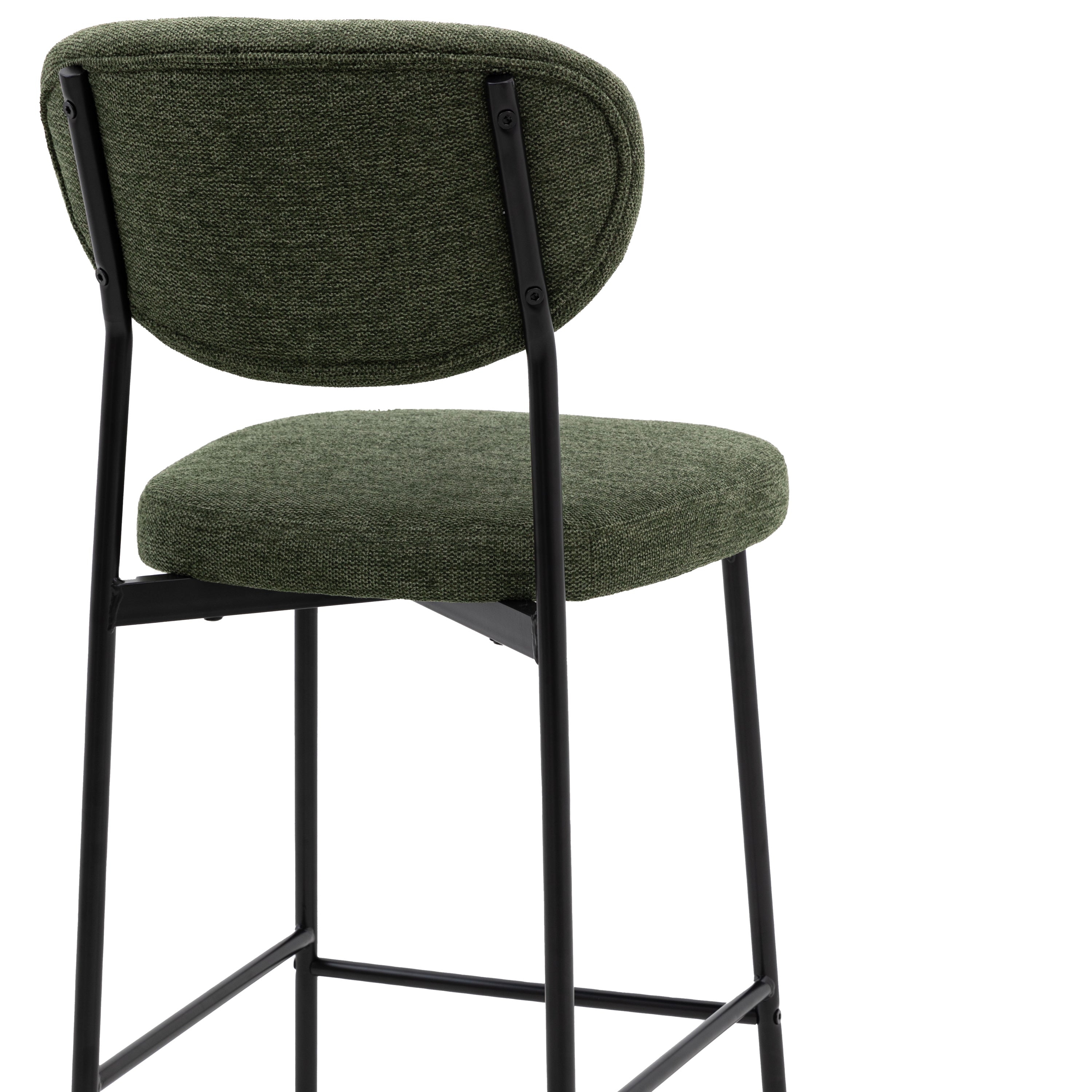 Set of 2 Oppo Green Bar Stool