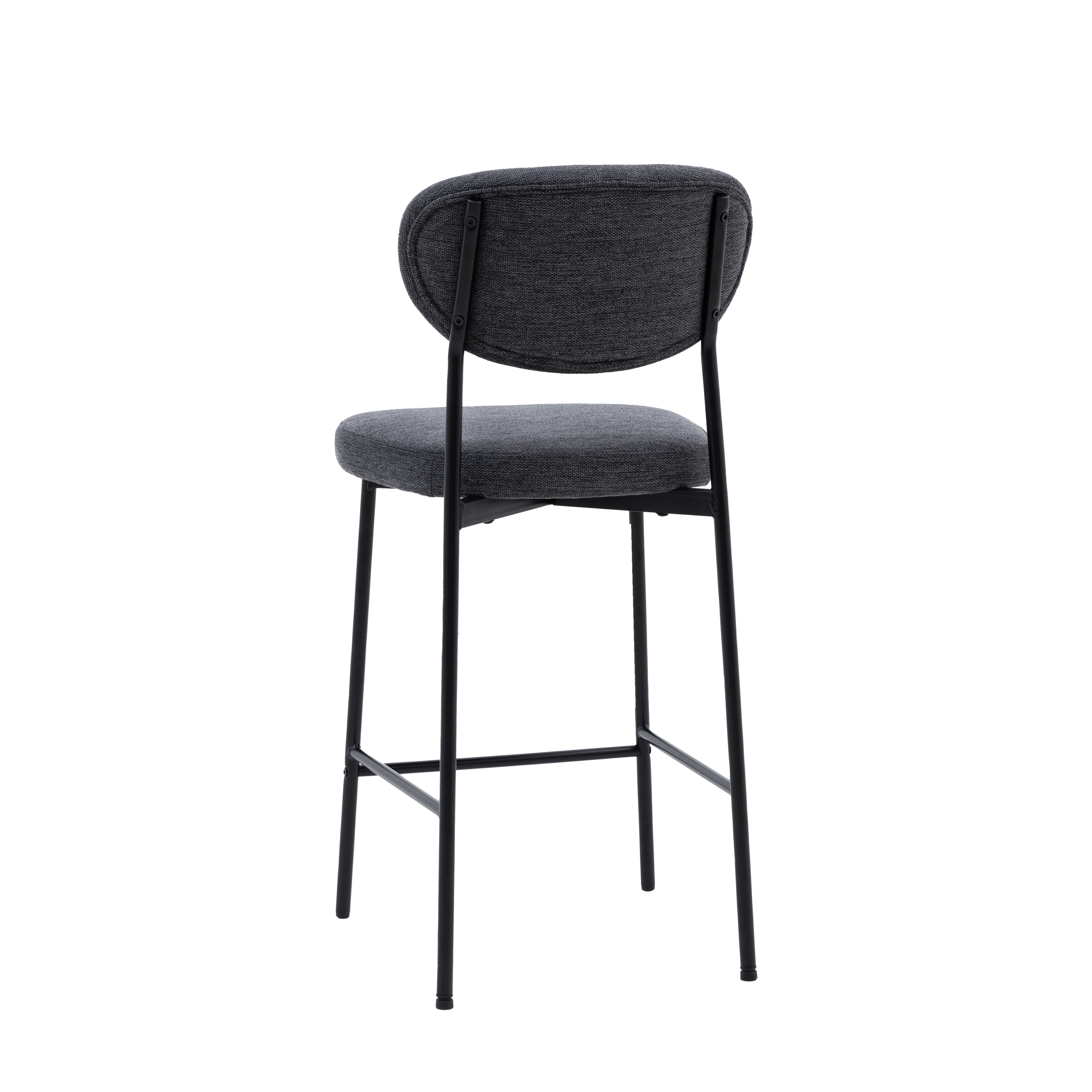 Set of 2 Oppo Charcoal Bar Stool