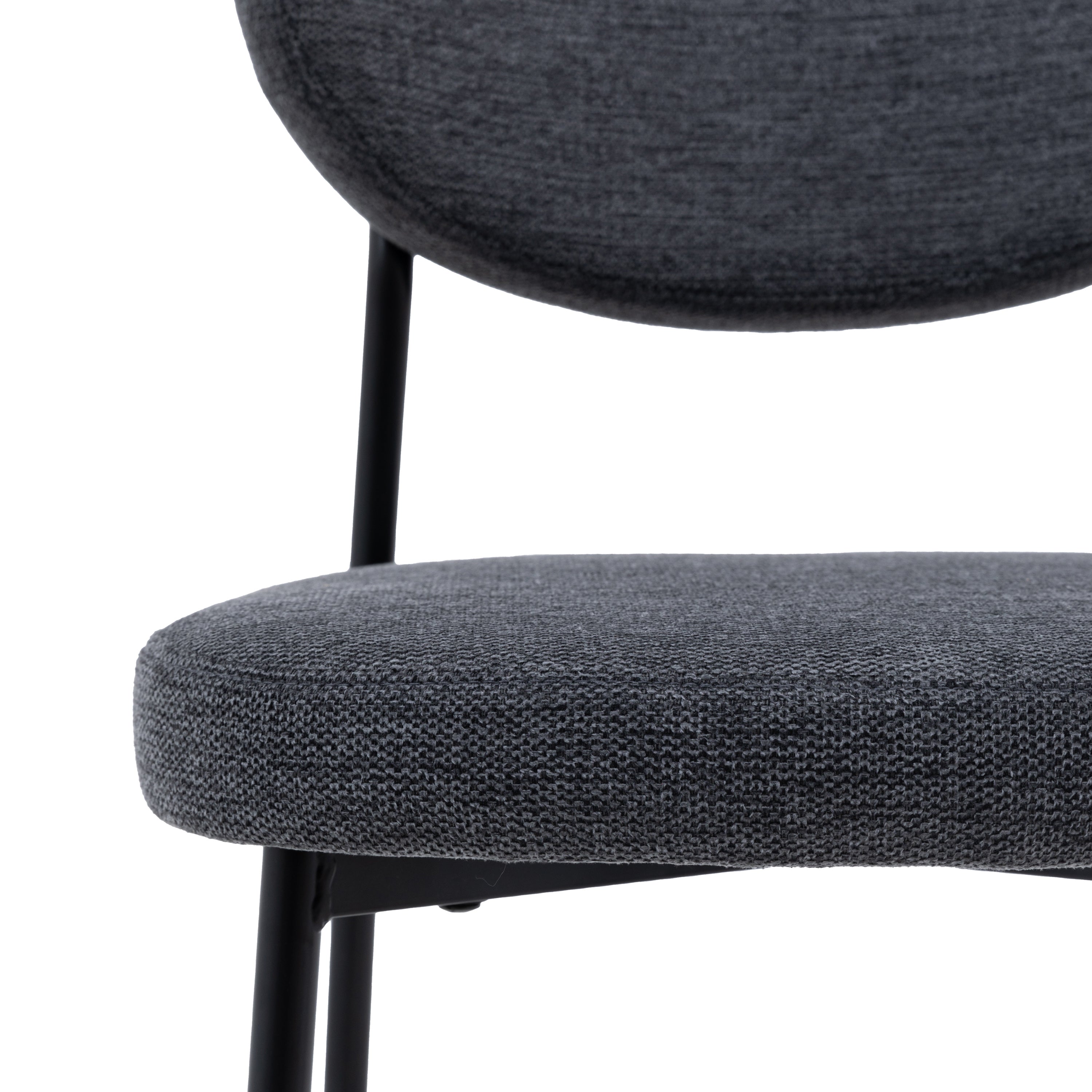 Set of 2 Oppo Charcoal Bar Stool