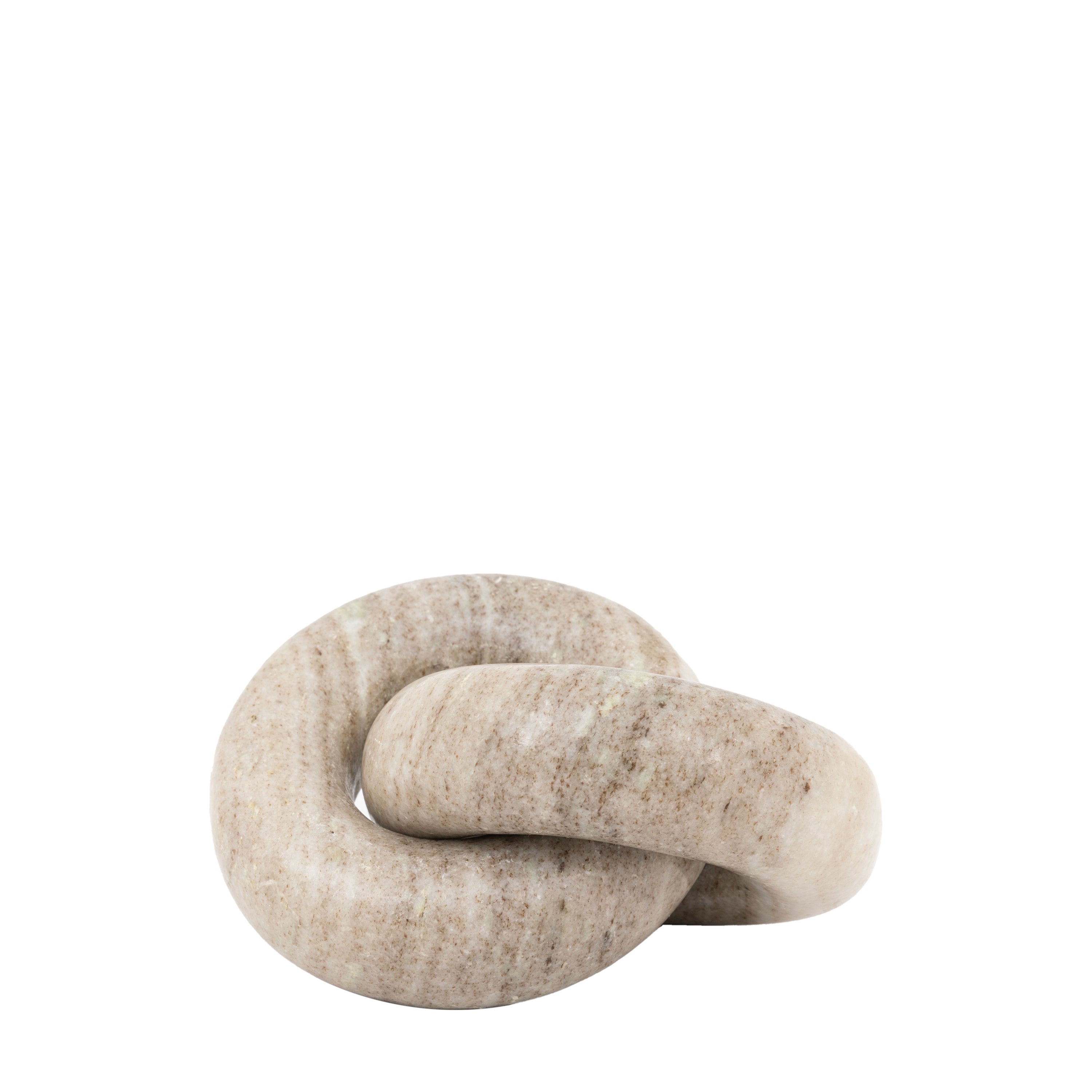 Salasco Circle Link Sandstone Marble Sculpture