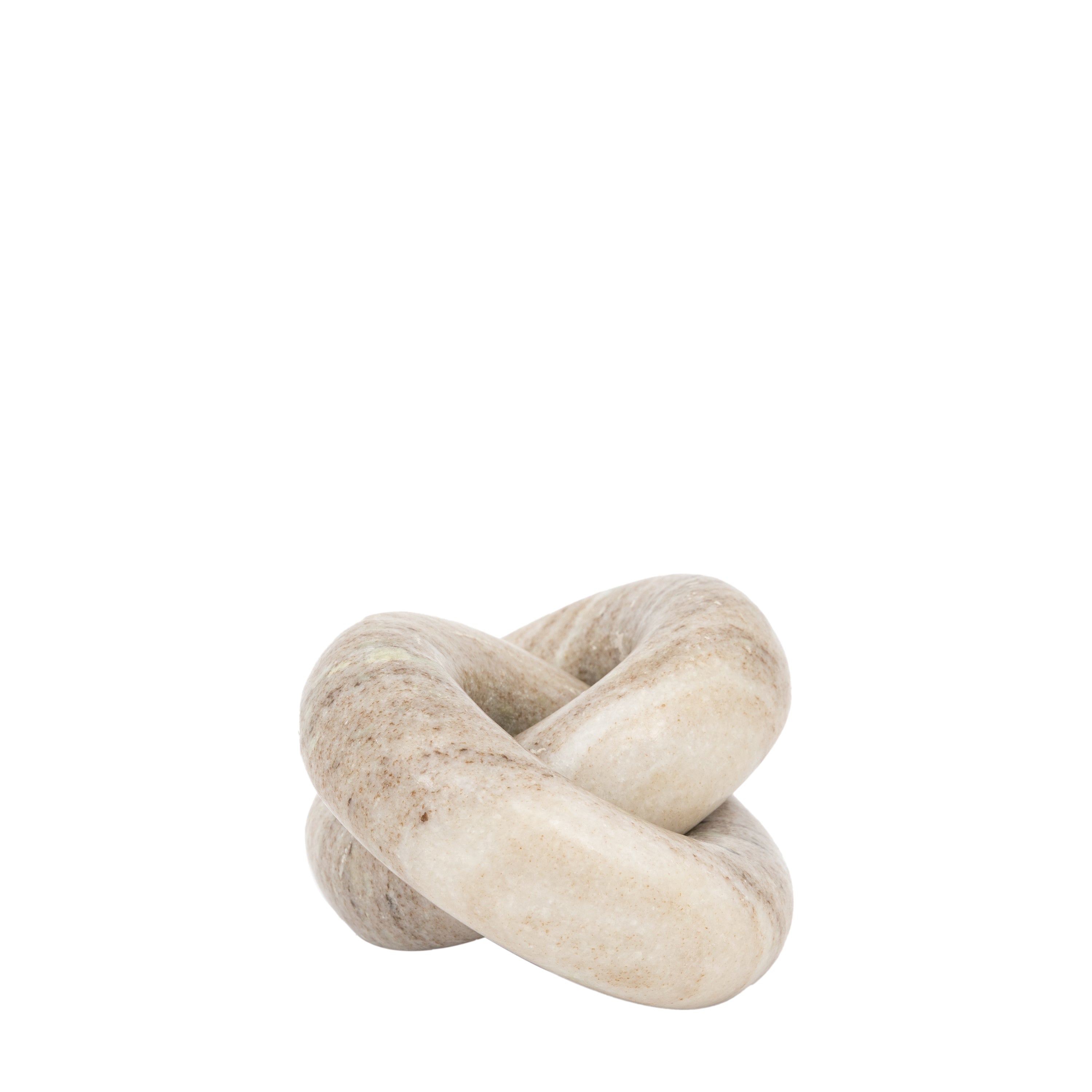 Salasco Circle Link Sandstone Marble Sculpture
