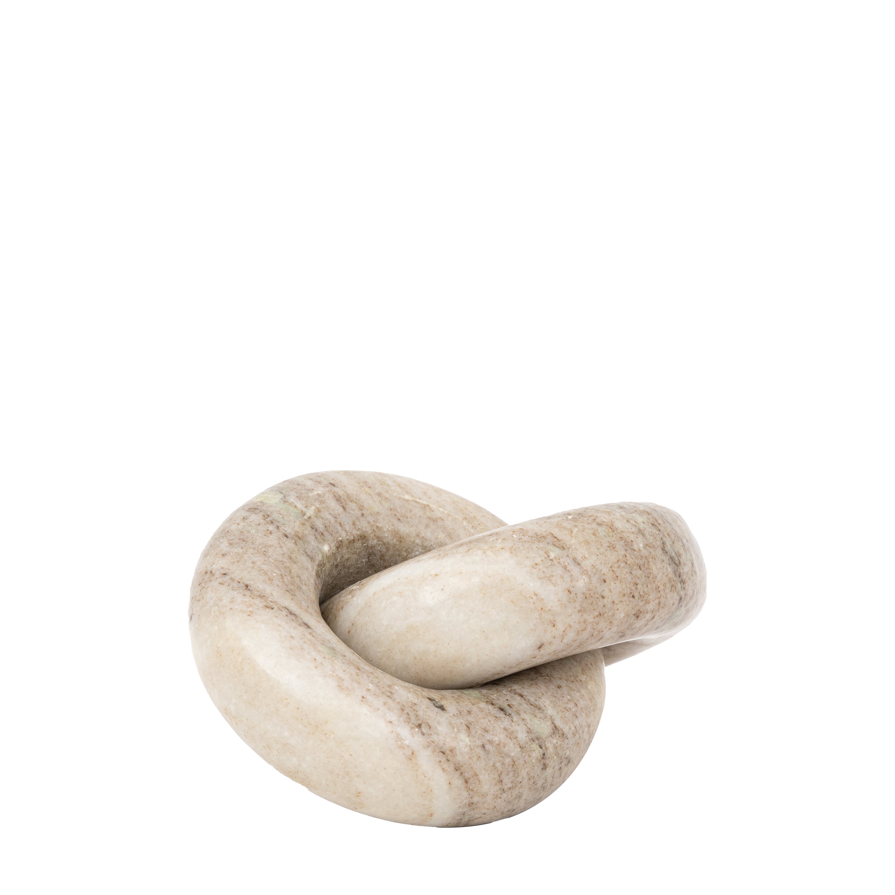 Salasco Circle Link Sandstone Marble Sculpture
